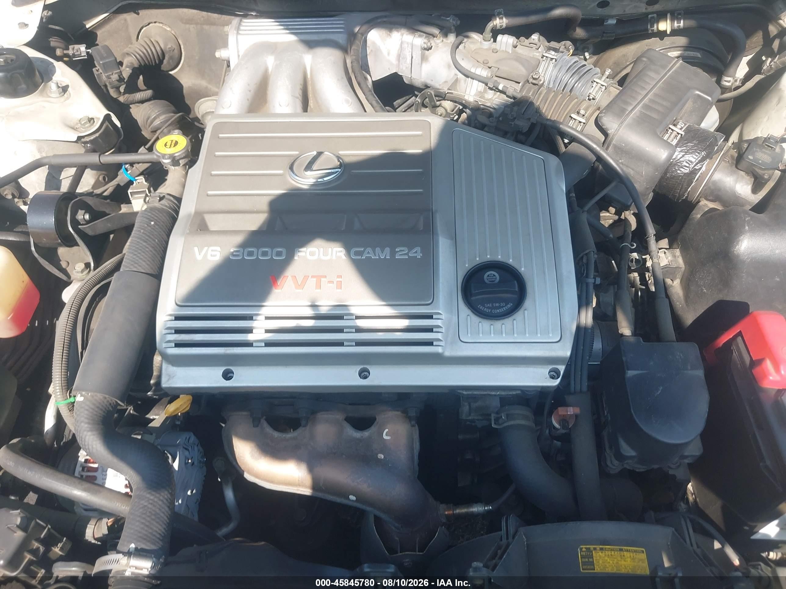 2001 Lexus Es 300   White vin: JT8BF28GX10311441