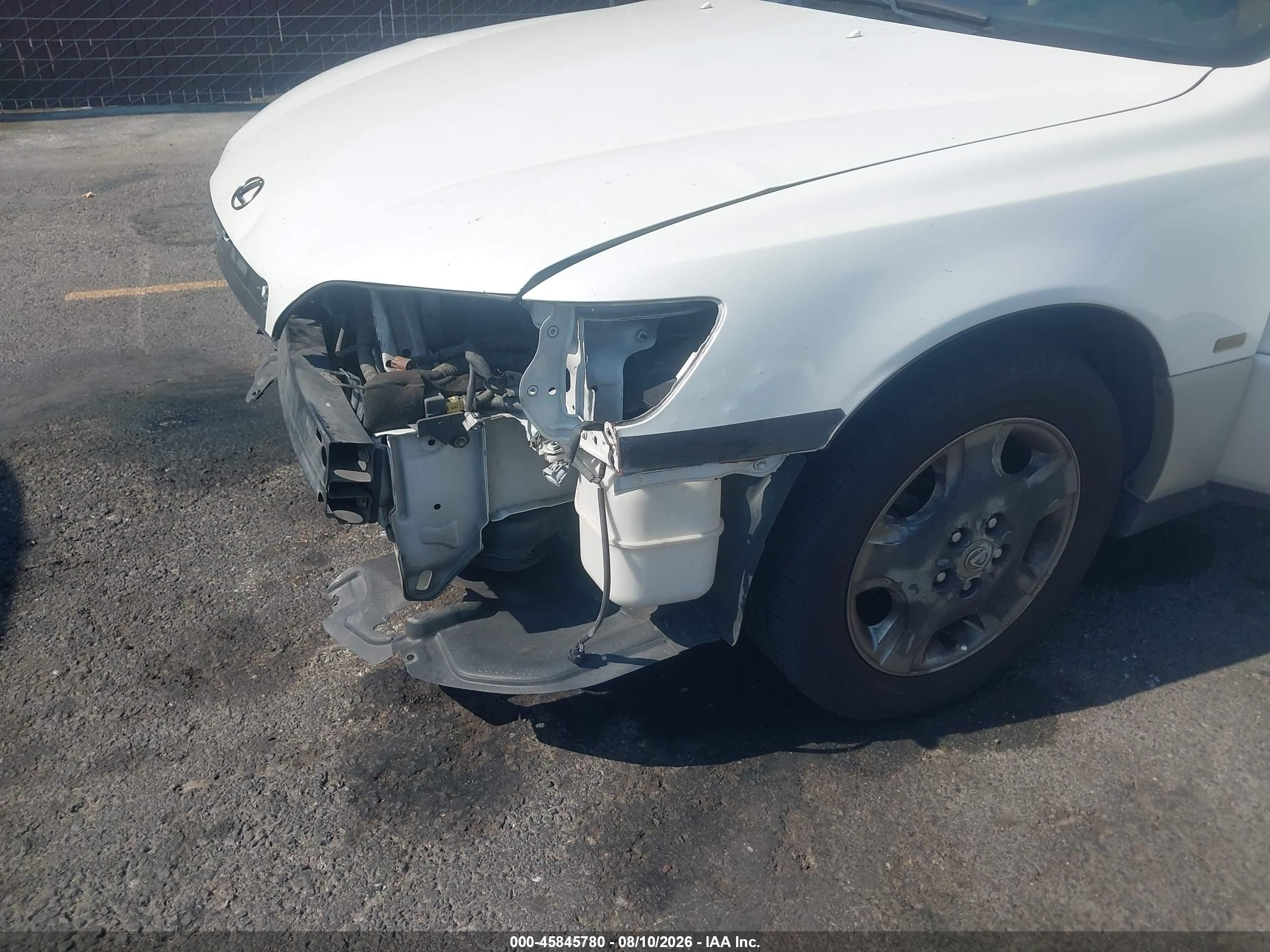2001 Lexus Es 300   White vin: JT8BF28GX10311441