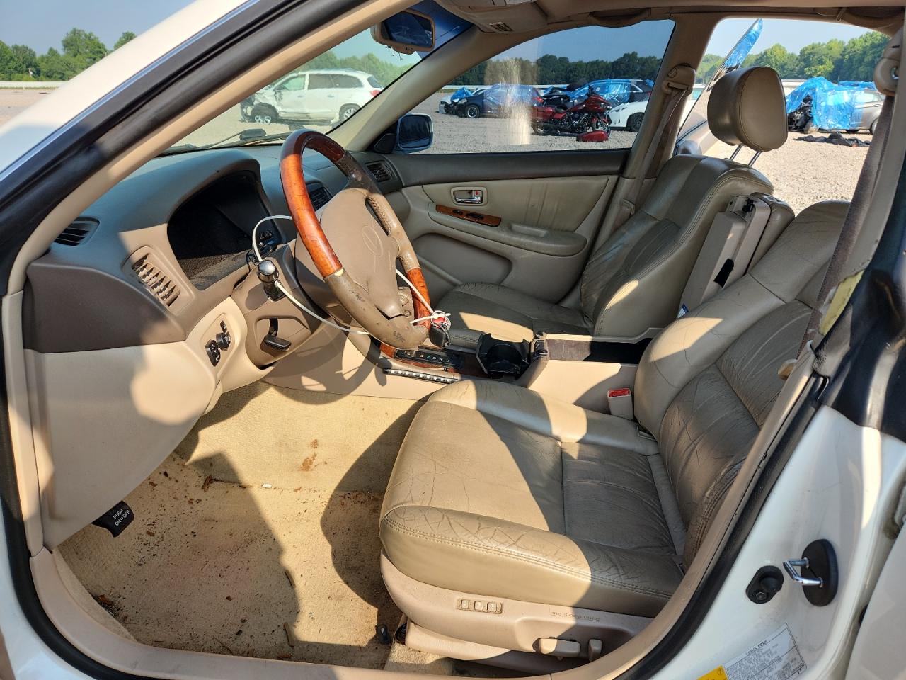 2001 Lexus Es 300 White vin: JT8BF28GX15104034