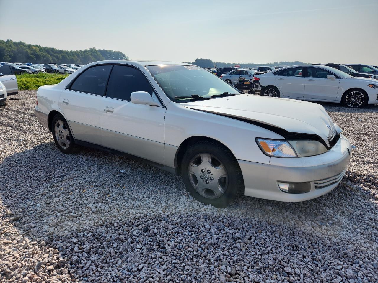 2001 Lexus Es 300 White vin: JT8BF28GX15104034