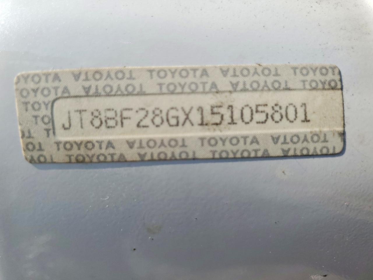 2001 Lexus Es 300 White vin: JT8BF28GX15105801