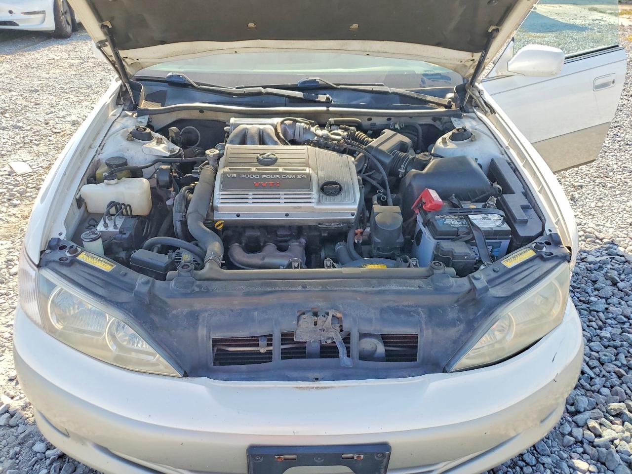 2001 Lexus Es 300 White vin: JT8BF28GX15105801