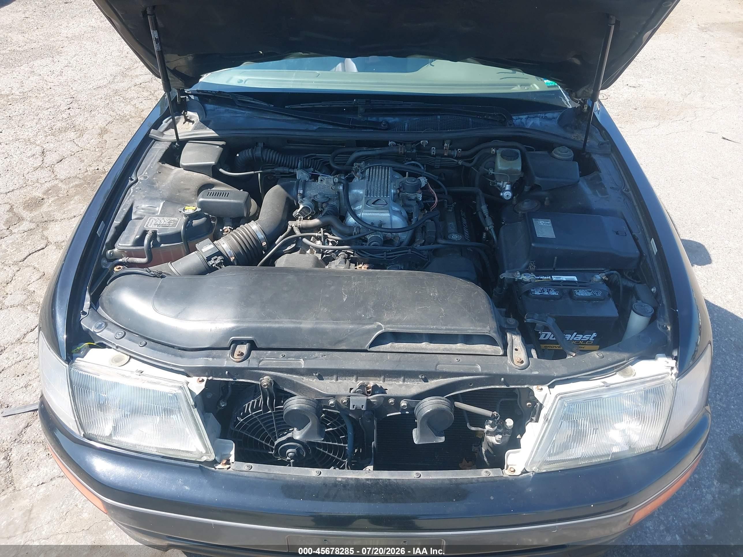 1996 Lexus Ls 400 Black vin: JT8BH22F2T0059875