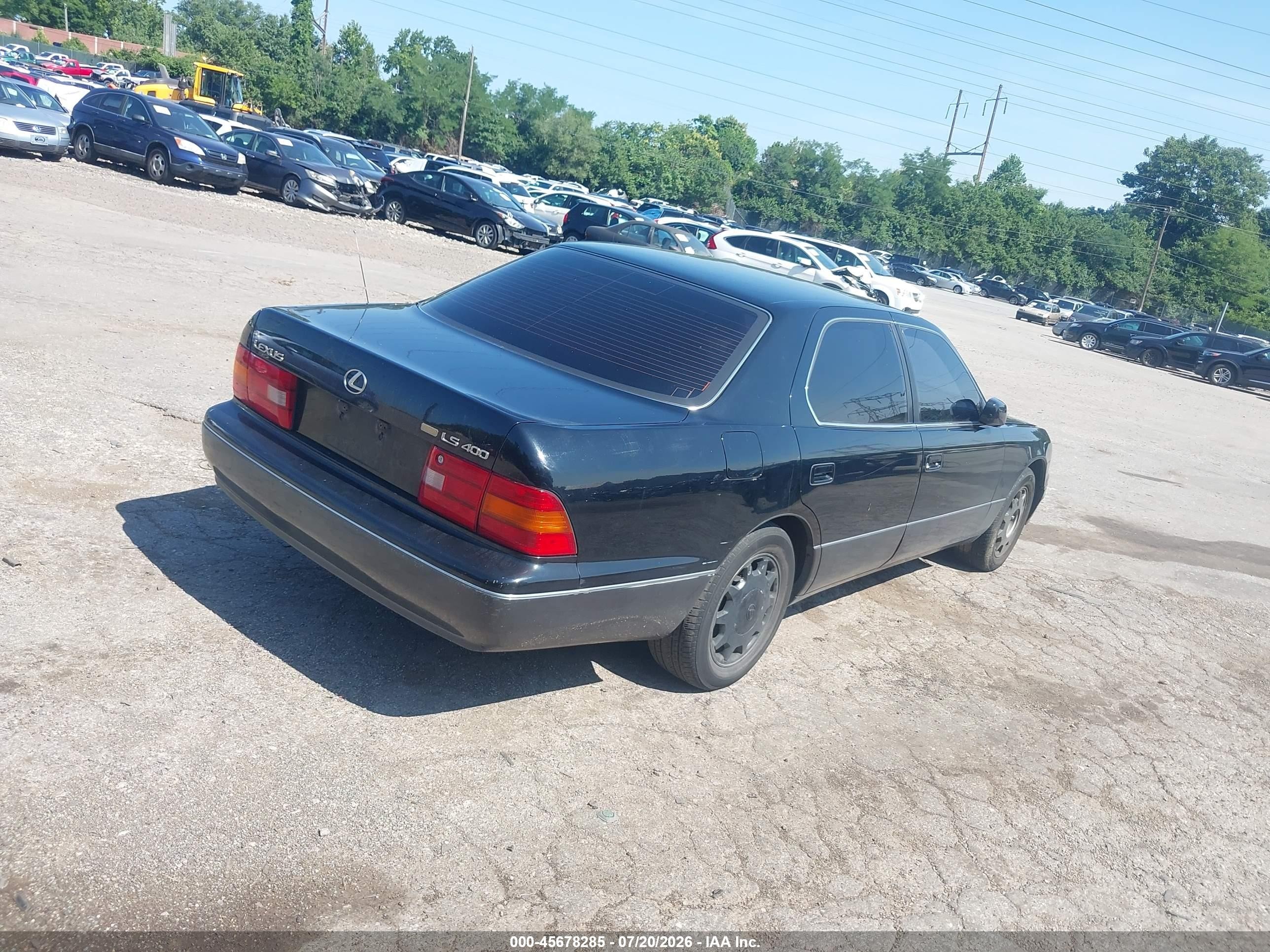 1996 Lexus Ls 400 Black vin: JT8BH22F2T0059875