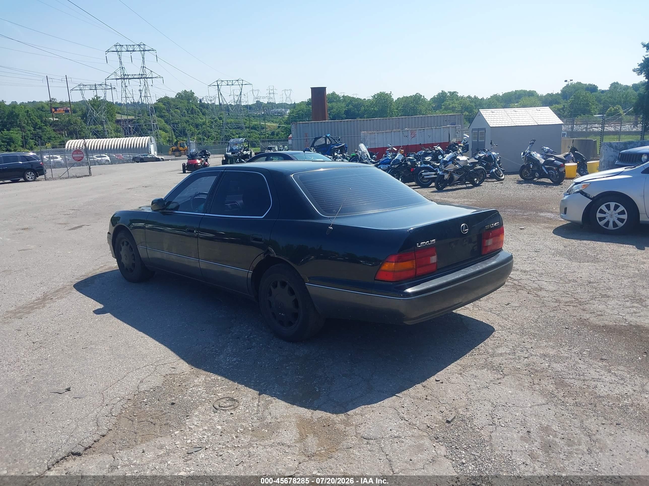 1996 Lexus Ls 400 Black vin: JT8BH22F2T0059875