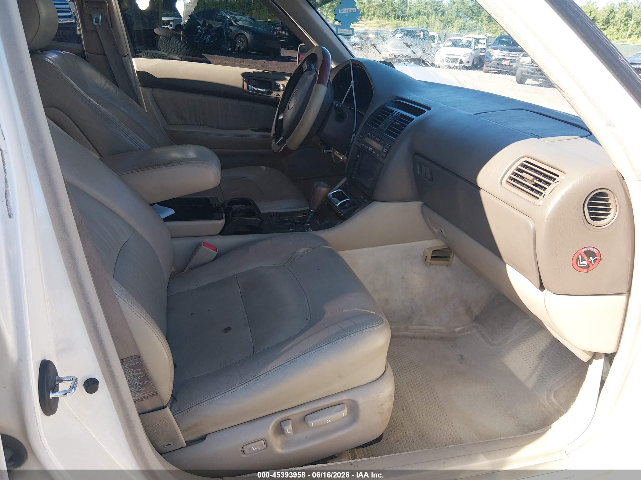 1996 Lexus Ls 400 White vin: JT8BH22F6T0061161
