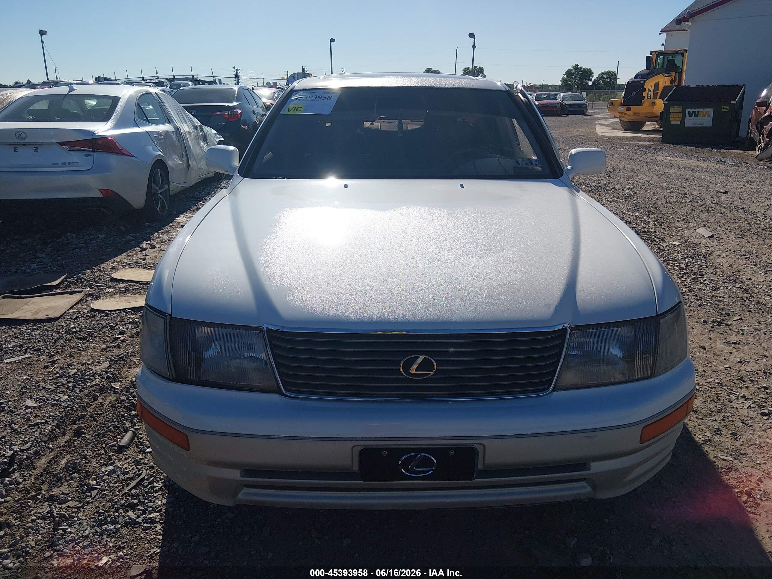 1996 Lexus Ls 400 White vin: JT8BH22F6T0061161