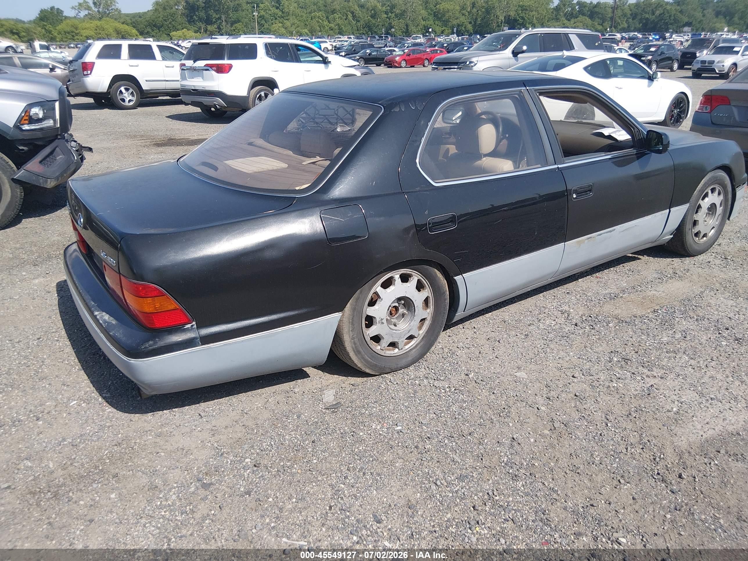 1996 Lexus Ls 400 Black vin: JT8BH22F6T0064688