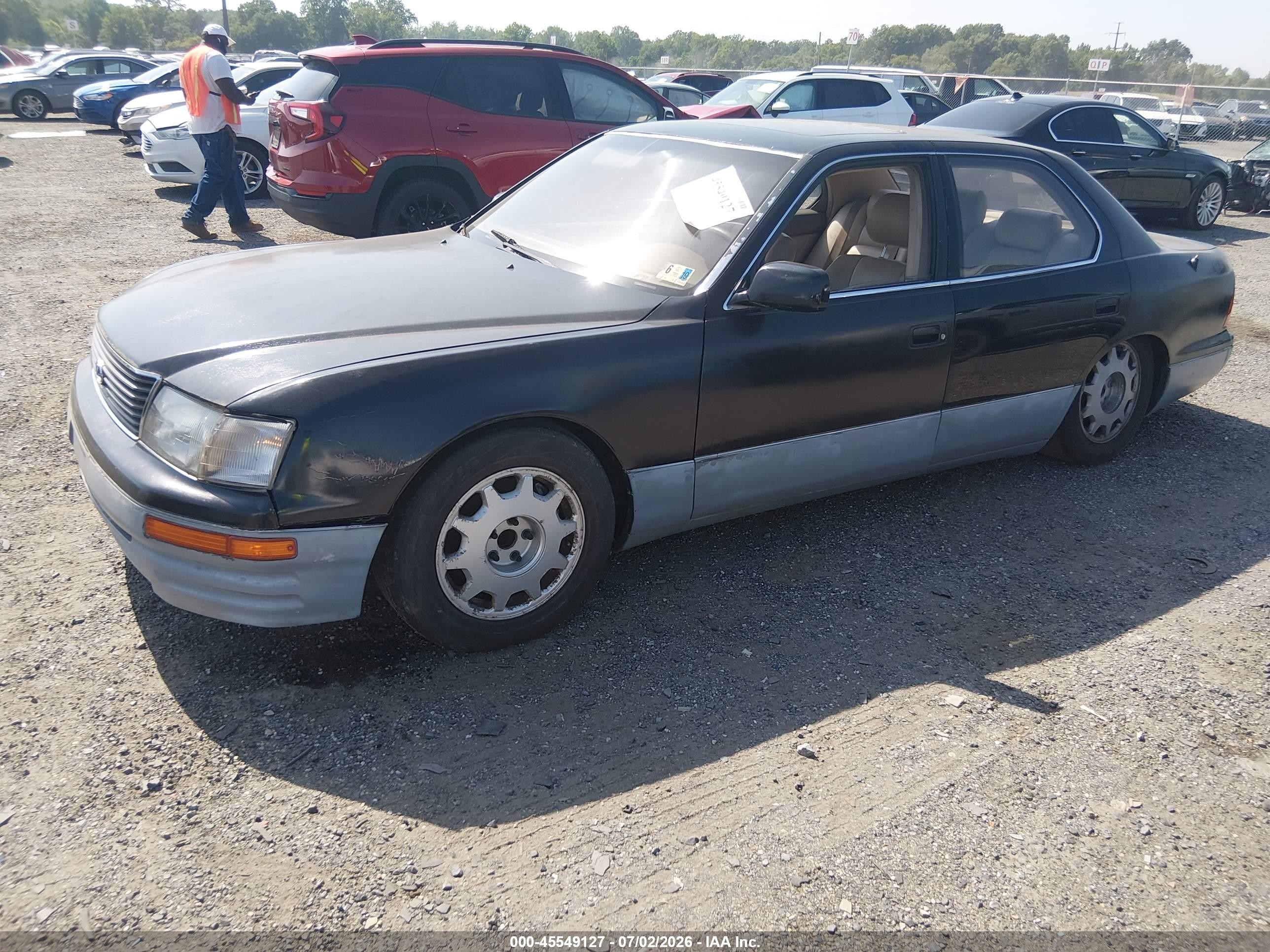 1996 Lexus Ls 400 Black vin: JT8BH22F6T0064688
