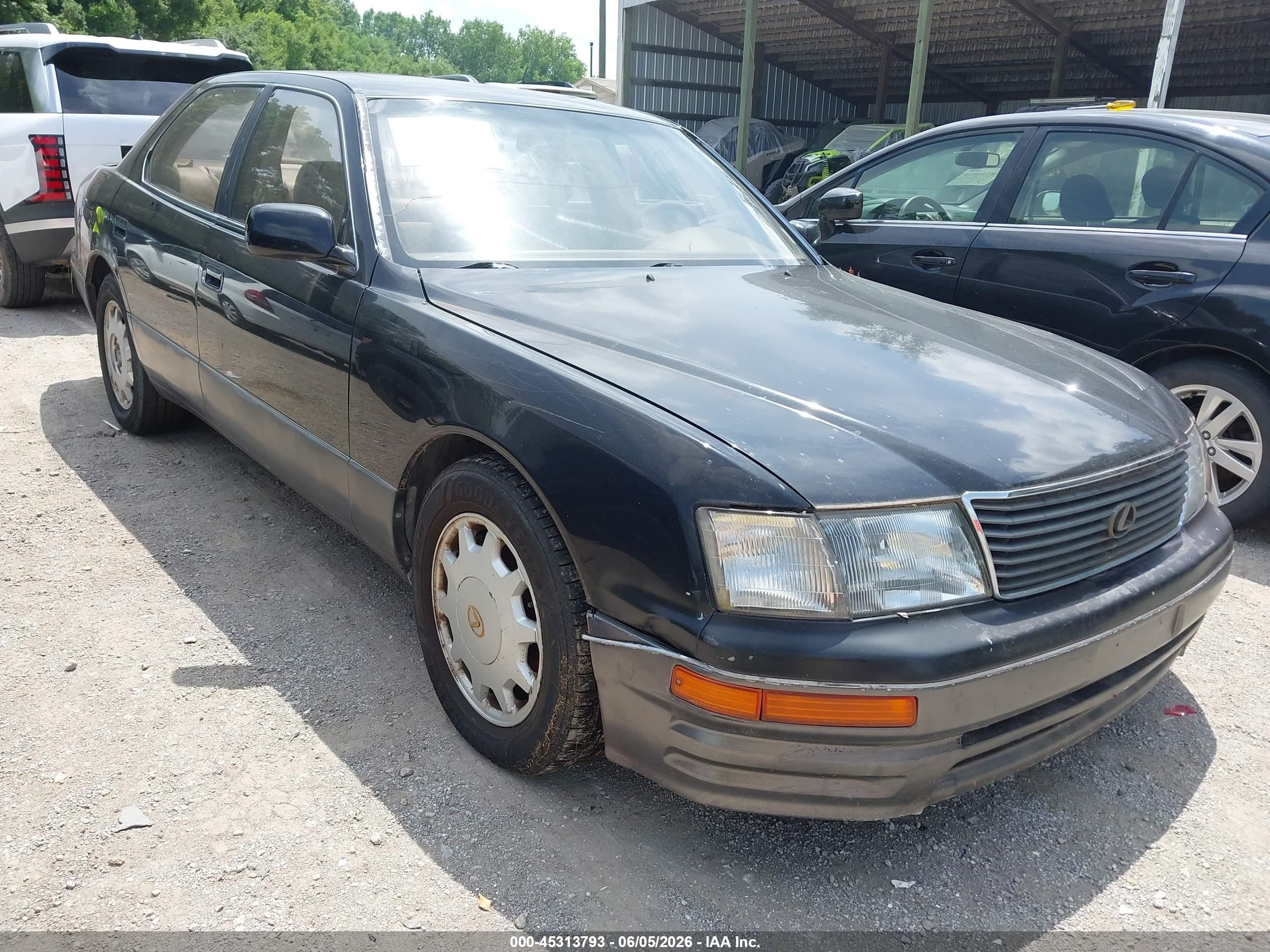 1996 Lexus Ls 400 Black vin: JT8BH22F8T0044619
