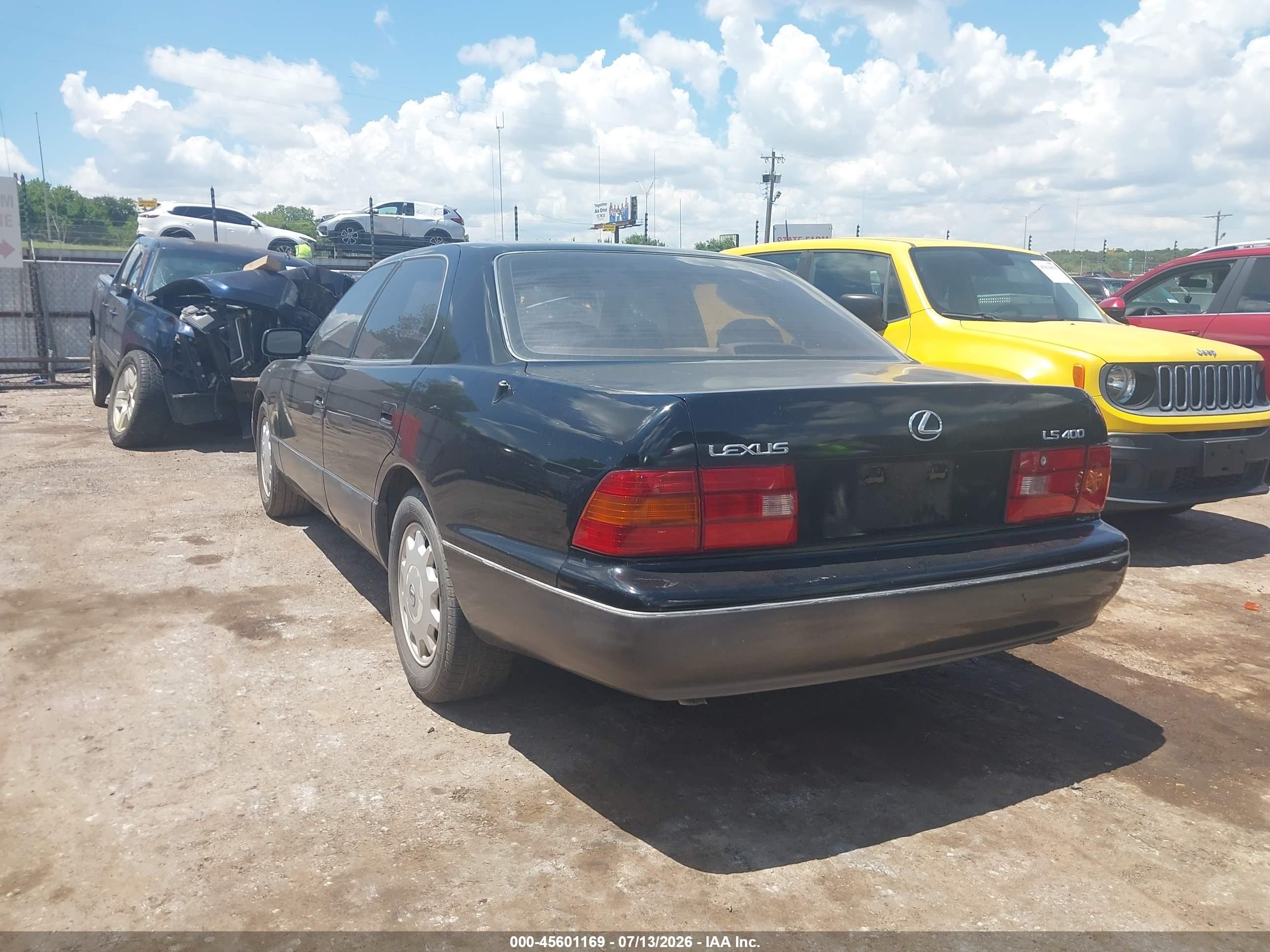 1996 Lexus Ls 400 Black vin: JT8BH22F8T0060853