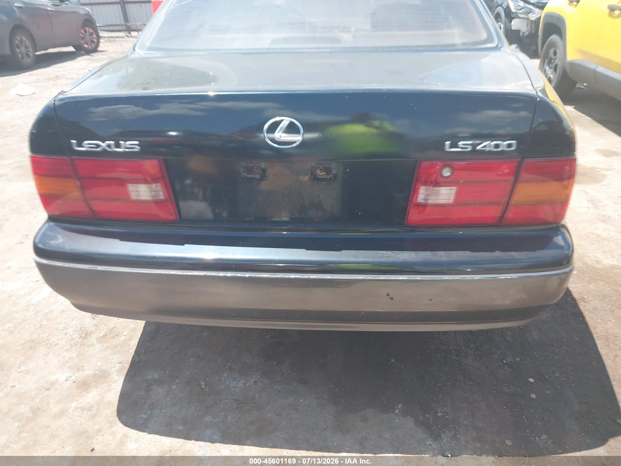 1996 Lexus Ls 400 Black vin: JT8BH22F8T0060853