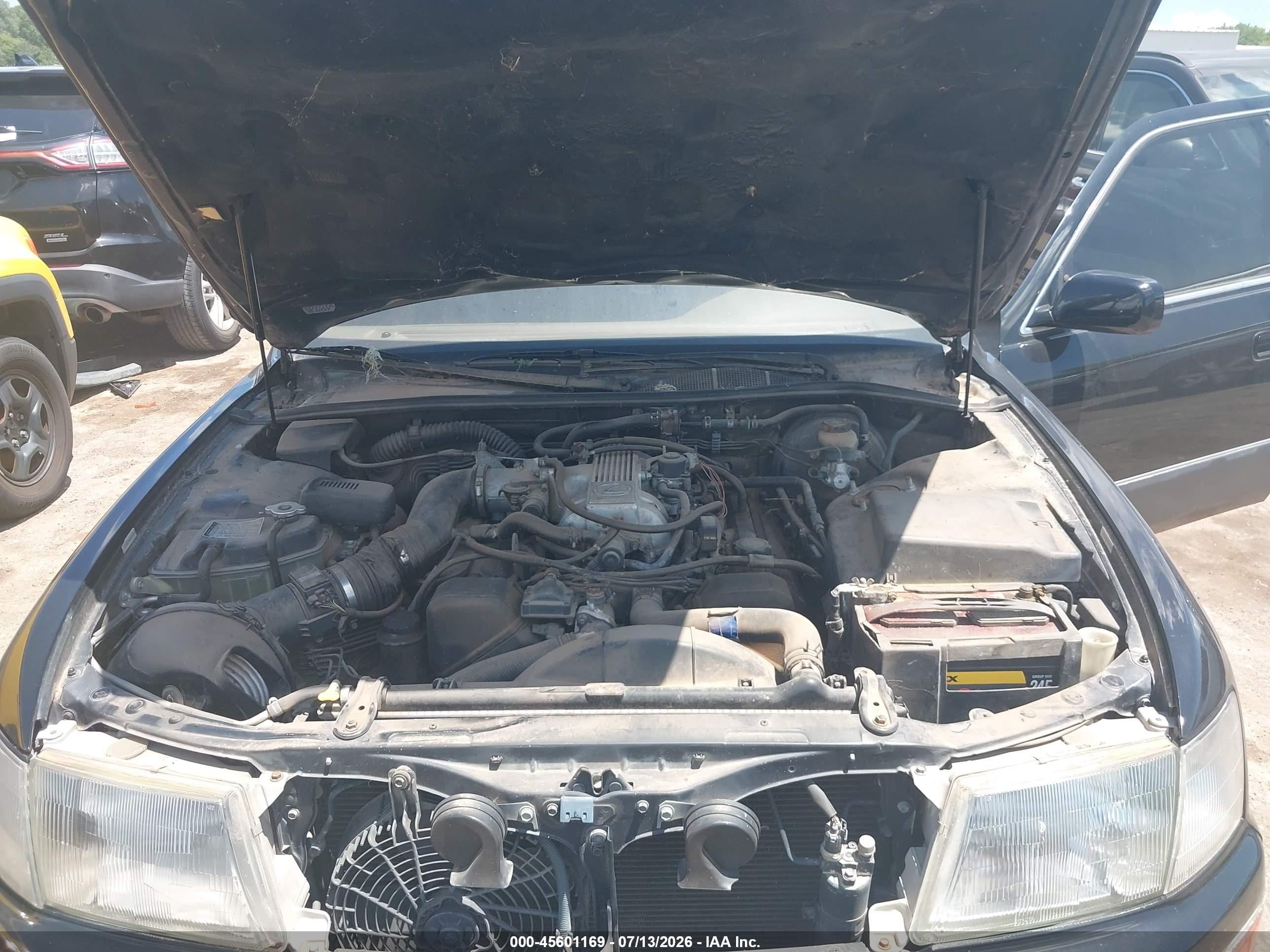 1996 Lexus Ls 400 Black vin: JT8BH22F8T0060853