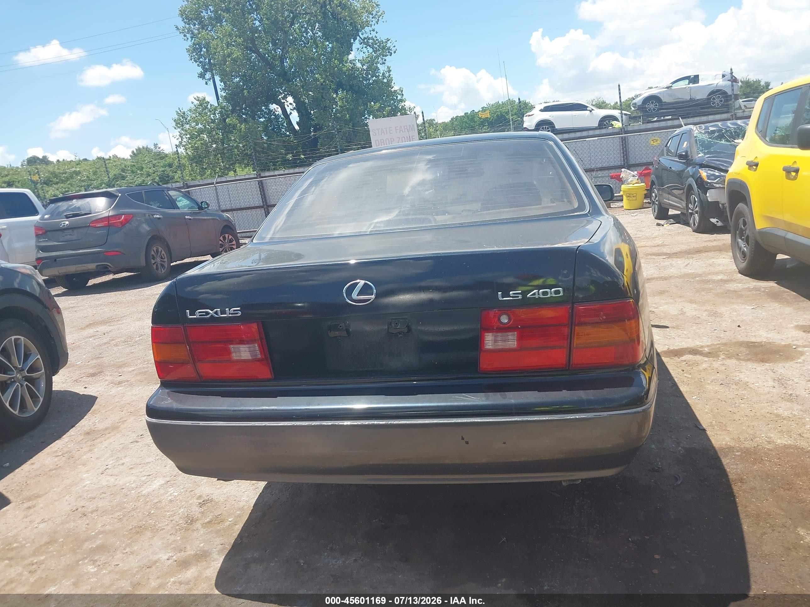 1996 Lexus Ls 400 Black vin: JT8BH22F8T0060853