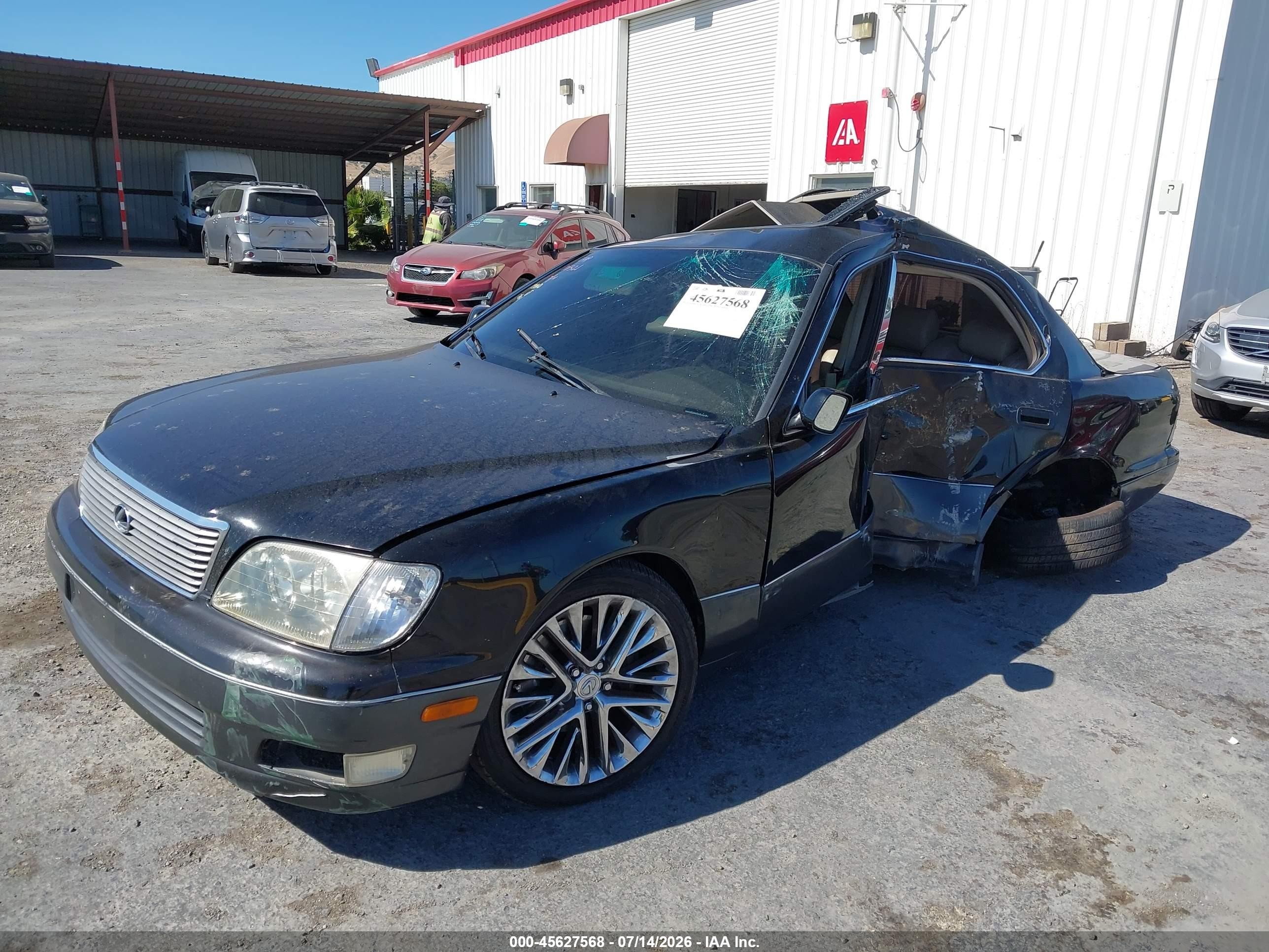 1998 Lexus Ls 400   Black vin: JT8BH28F0W0135010