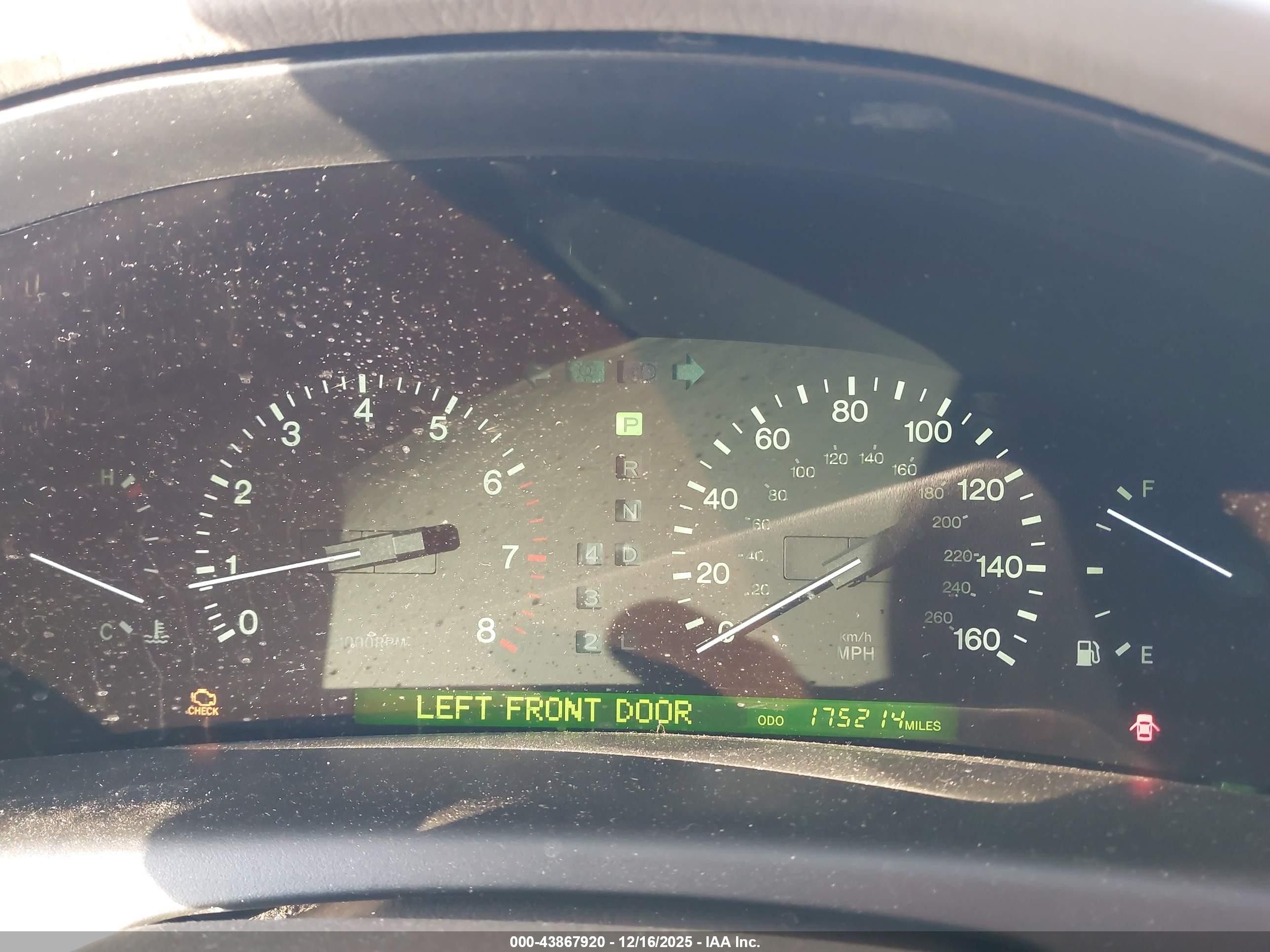 1999 Lexus Ls 400   Gold vin: JT8BH28F0X0148504