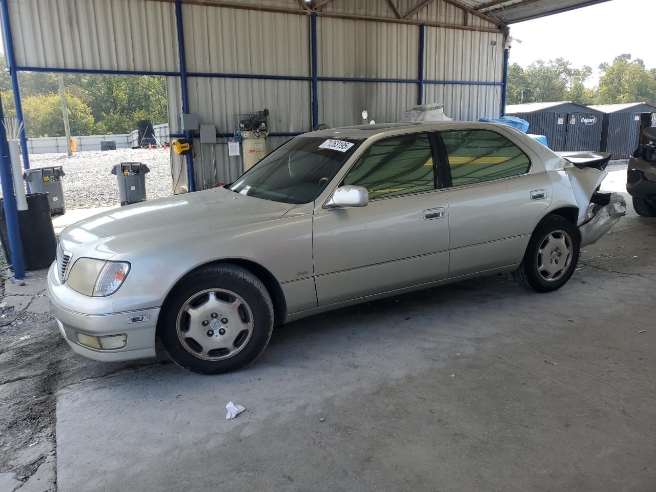 2000 Lexus Ls 400 Silver vin: JT8BH28F0Y0178524