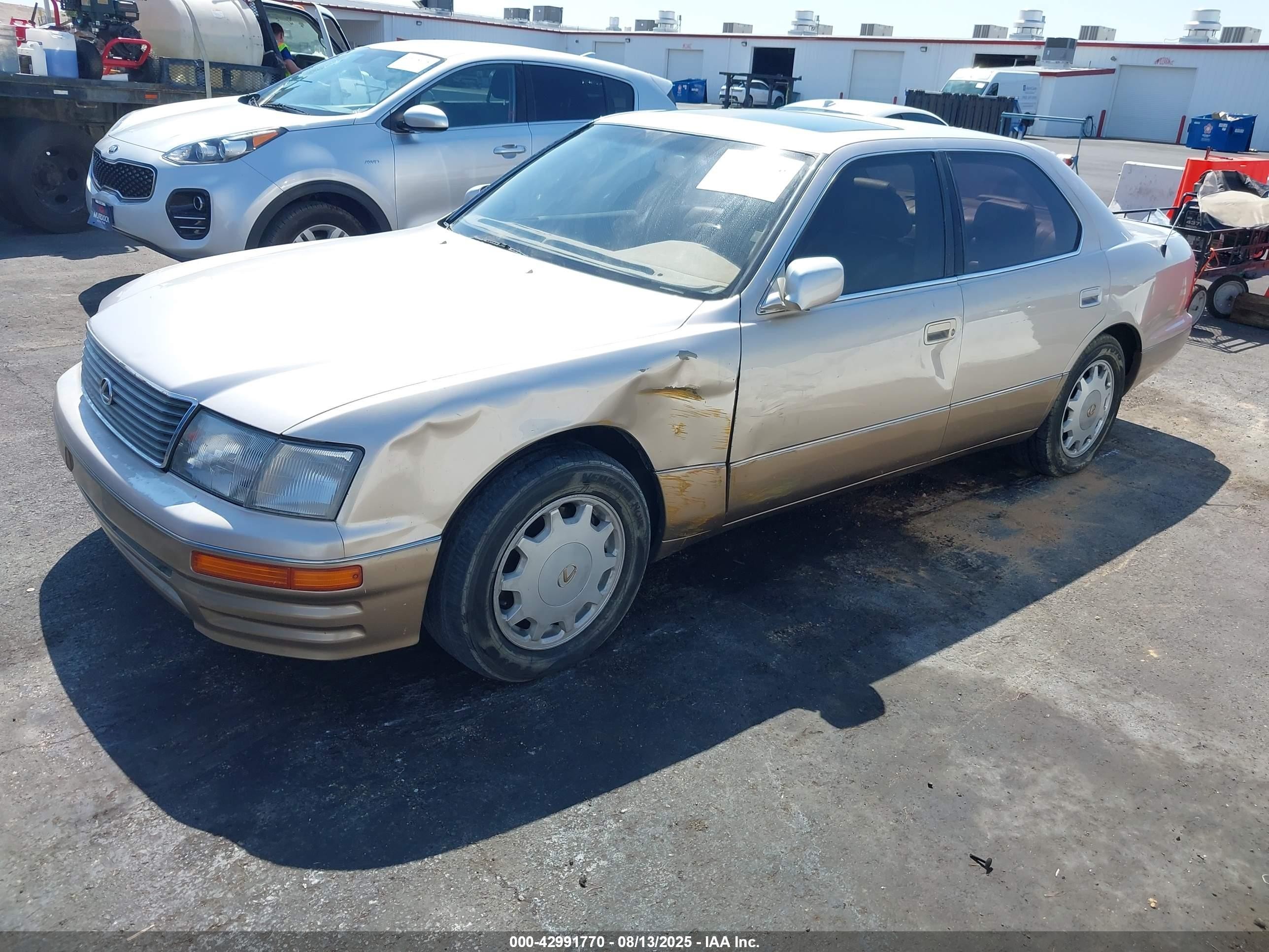 1997 Lexus Ls 400   Gold vin: JT8BH28F1V0072045