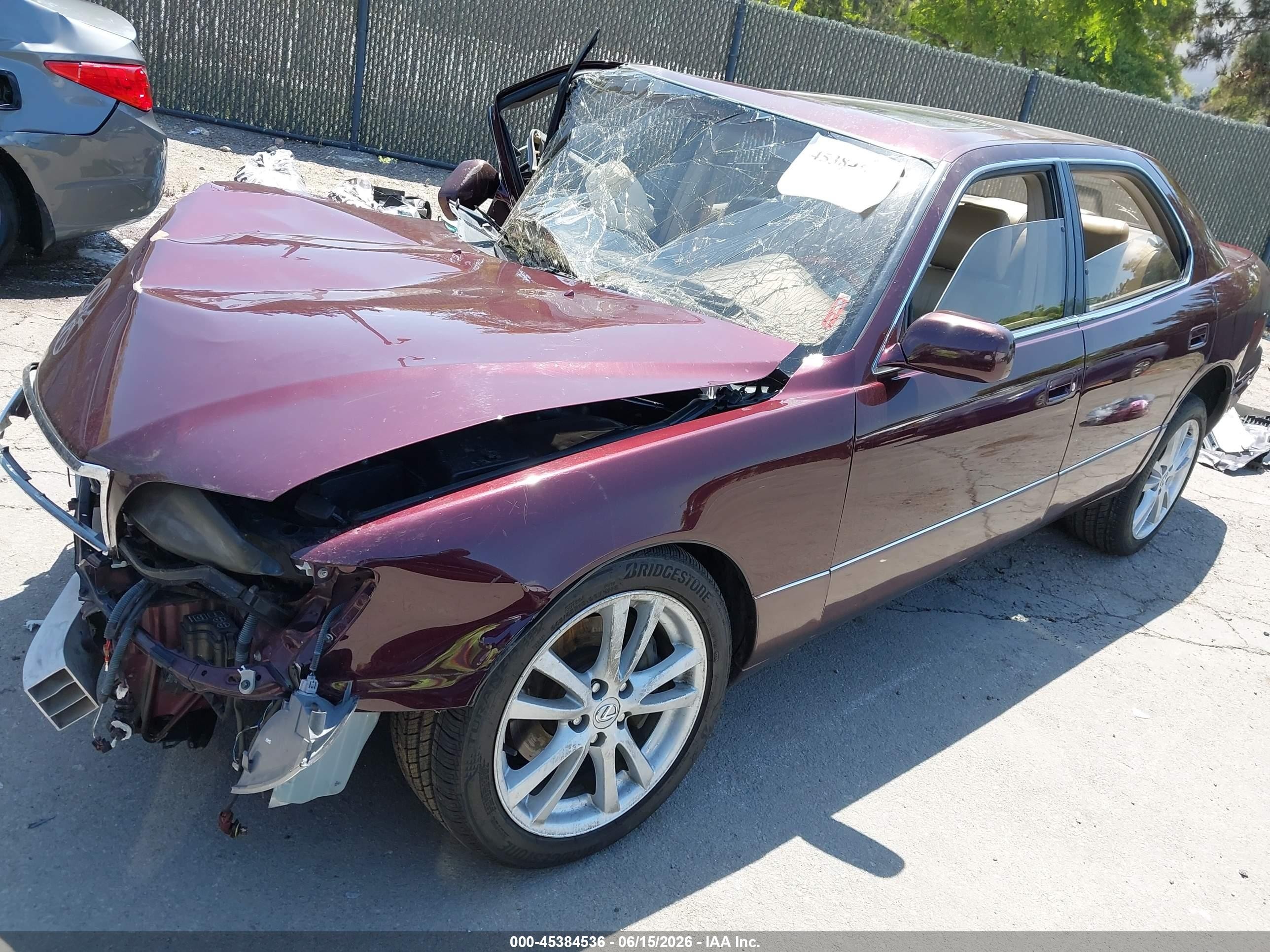 2000 Lexus Ls 400   Purple vin: JT8BH28F1Y0171517