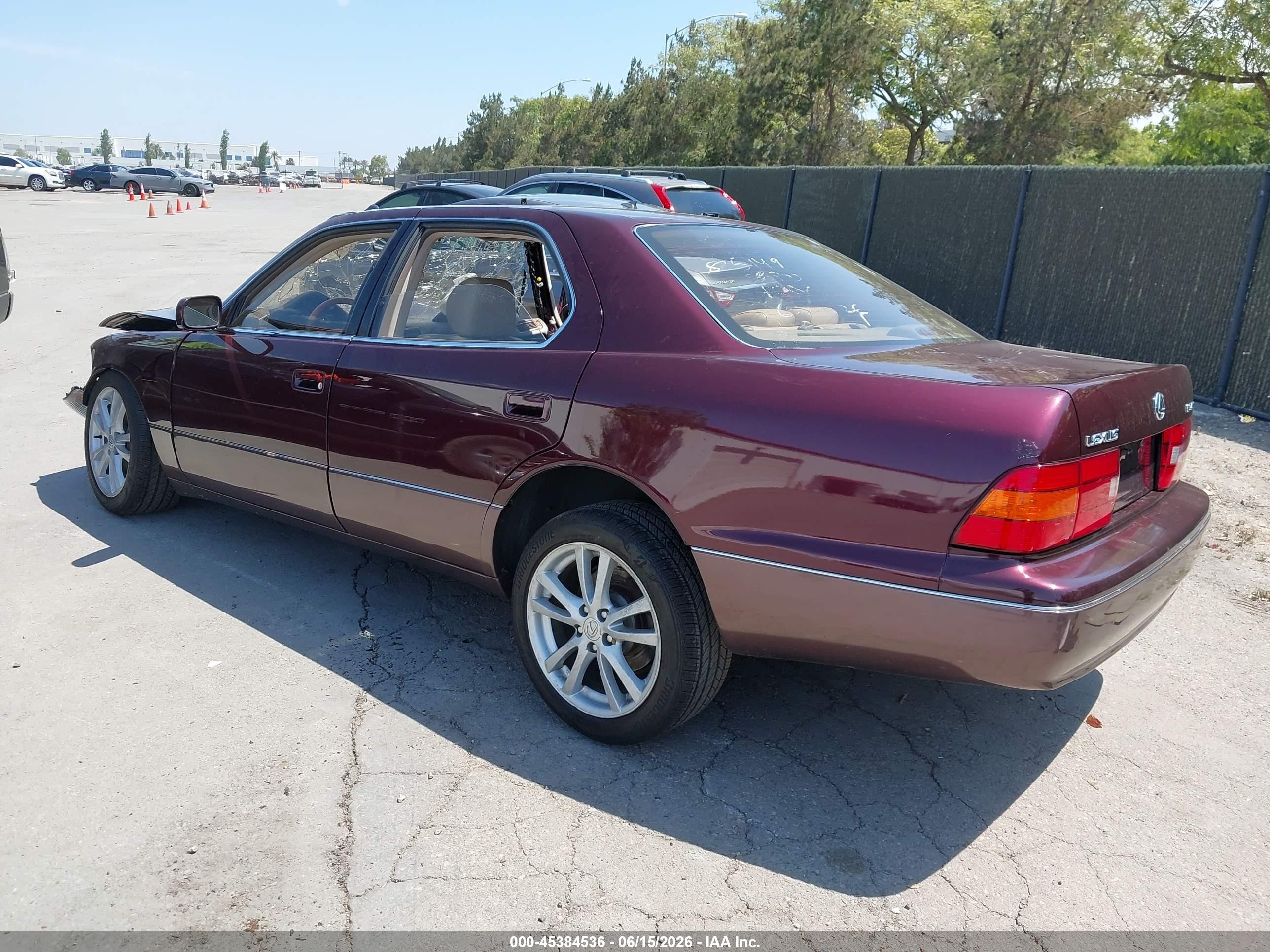 2000 Lexus Ls 400   Purple vin: JT8BH28F1Y0171517
