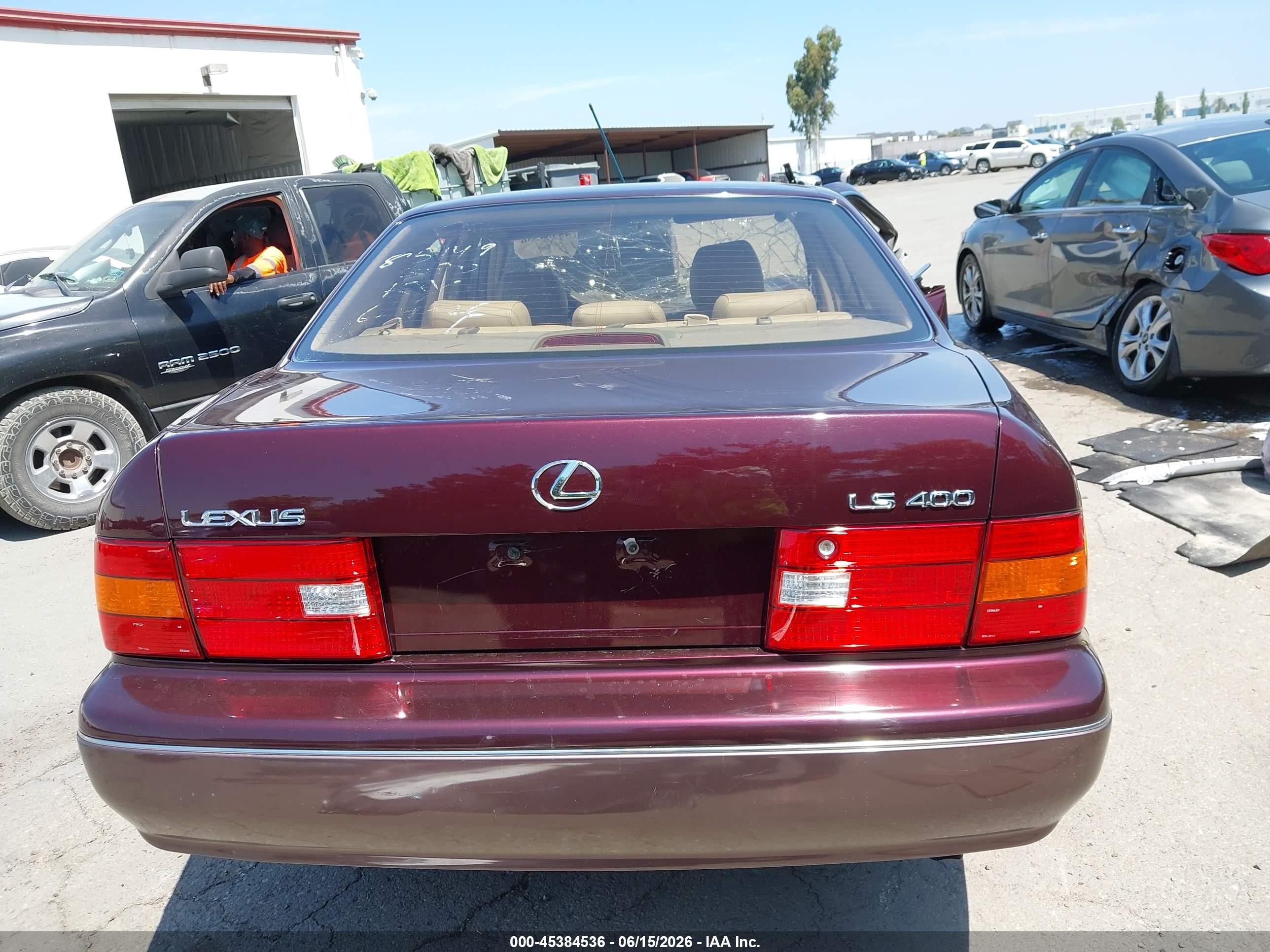 2000 Lexus Ls 400   Purple vin: JT8BH28F1Y0171517