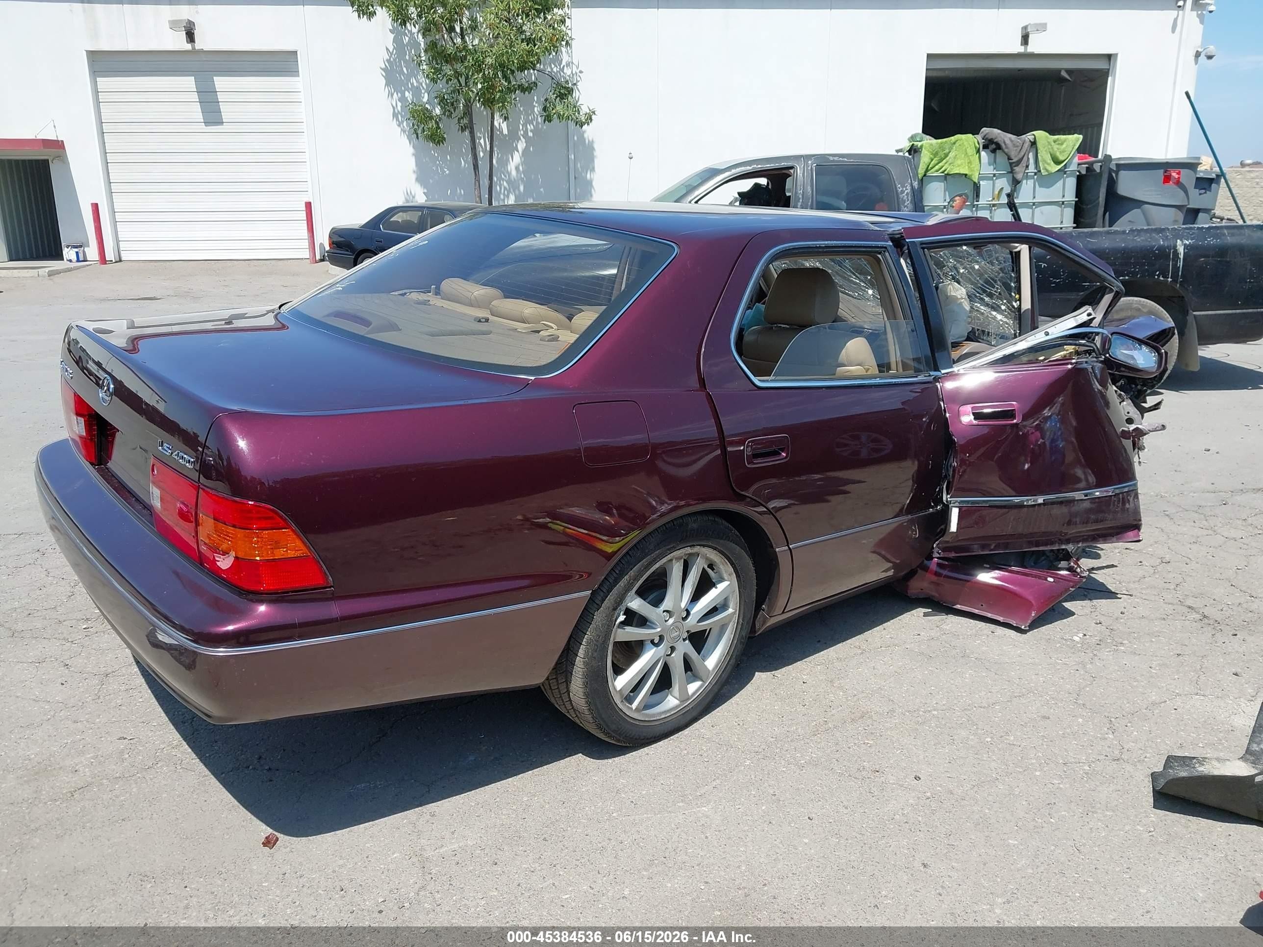 2000 Lexus Ls 400   Purple vin: JT8BH28F1Y0171517