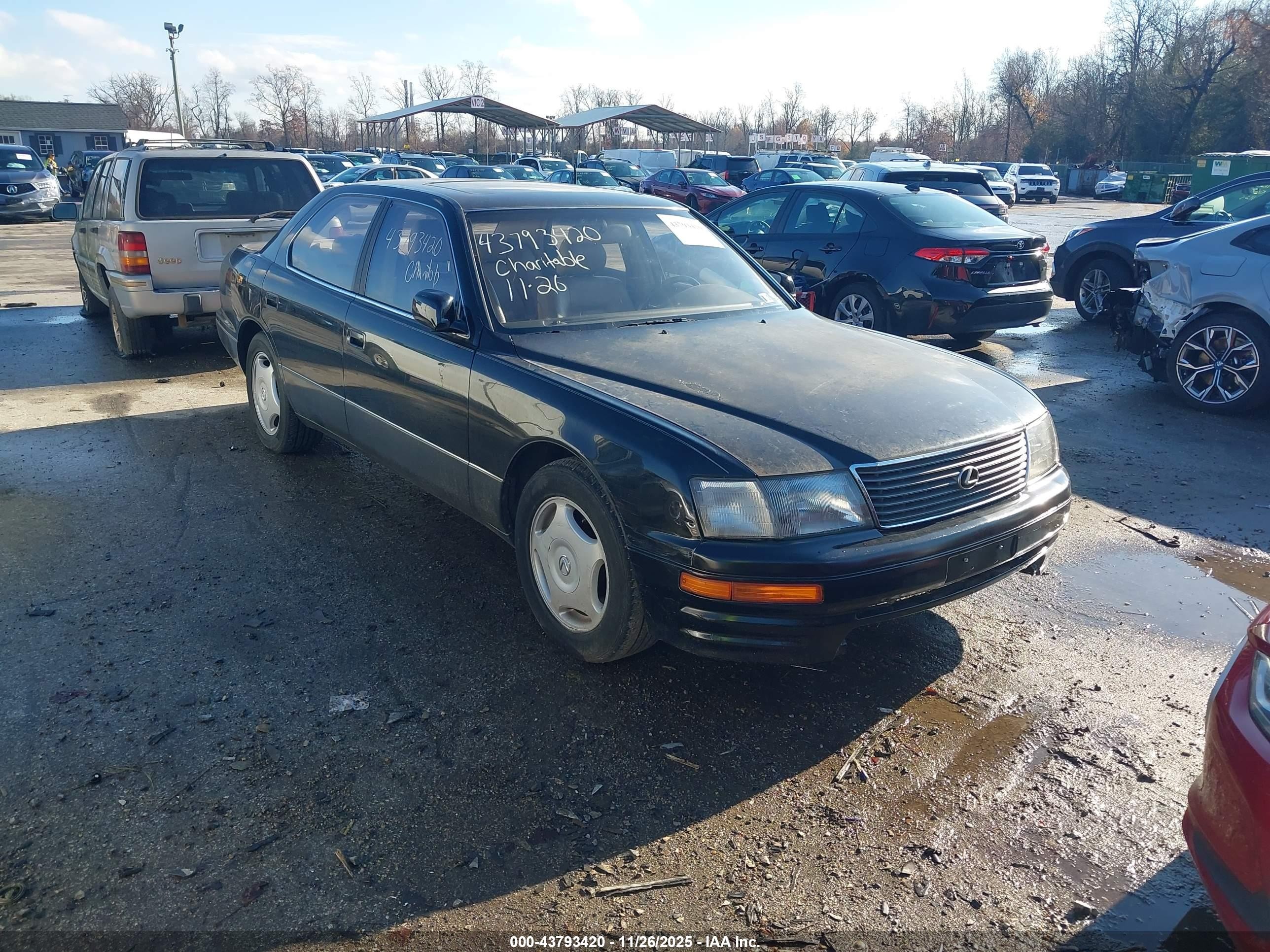 1997 Lexus Ls 400   Черный vin: JT8BH28F2V0092854