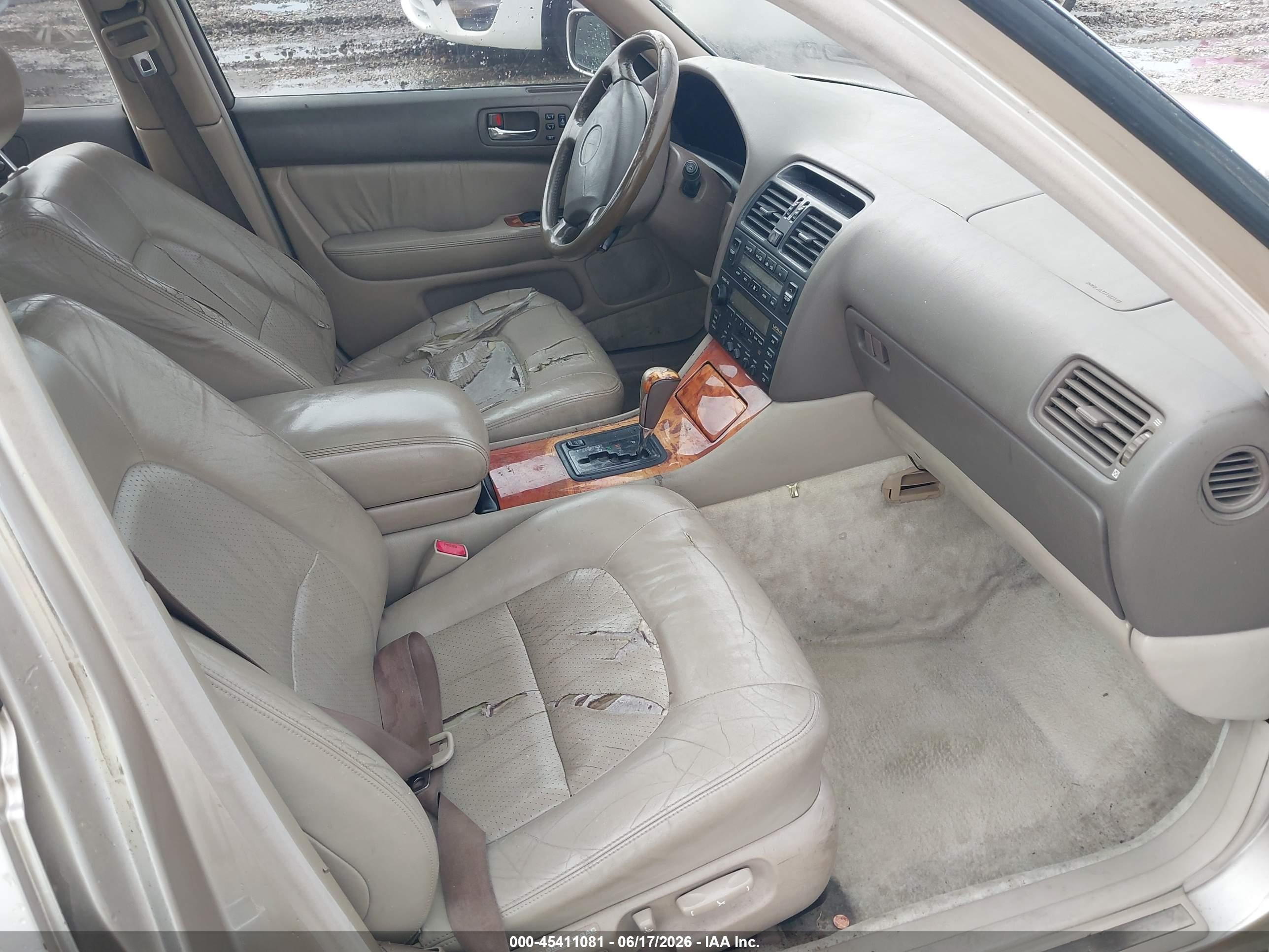 1997 Lexus Ls 400   Золотой vin: JT8BH28F2V0098914