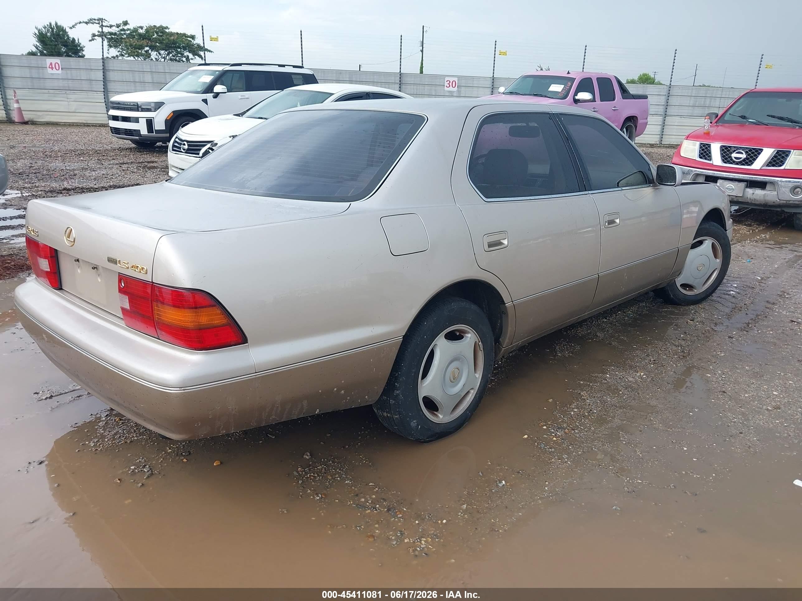 1997 Lexus Ls 400   Золотой vin: JT8BH28F2V0098914