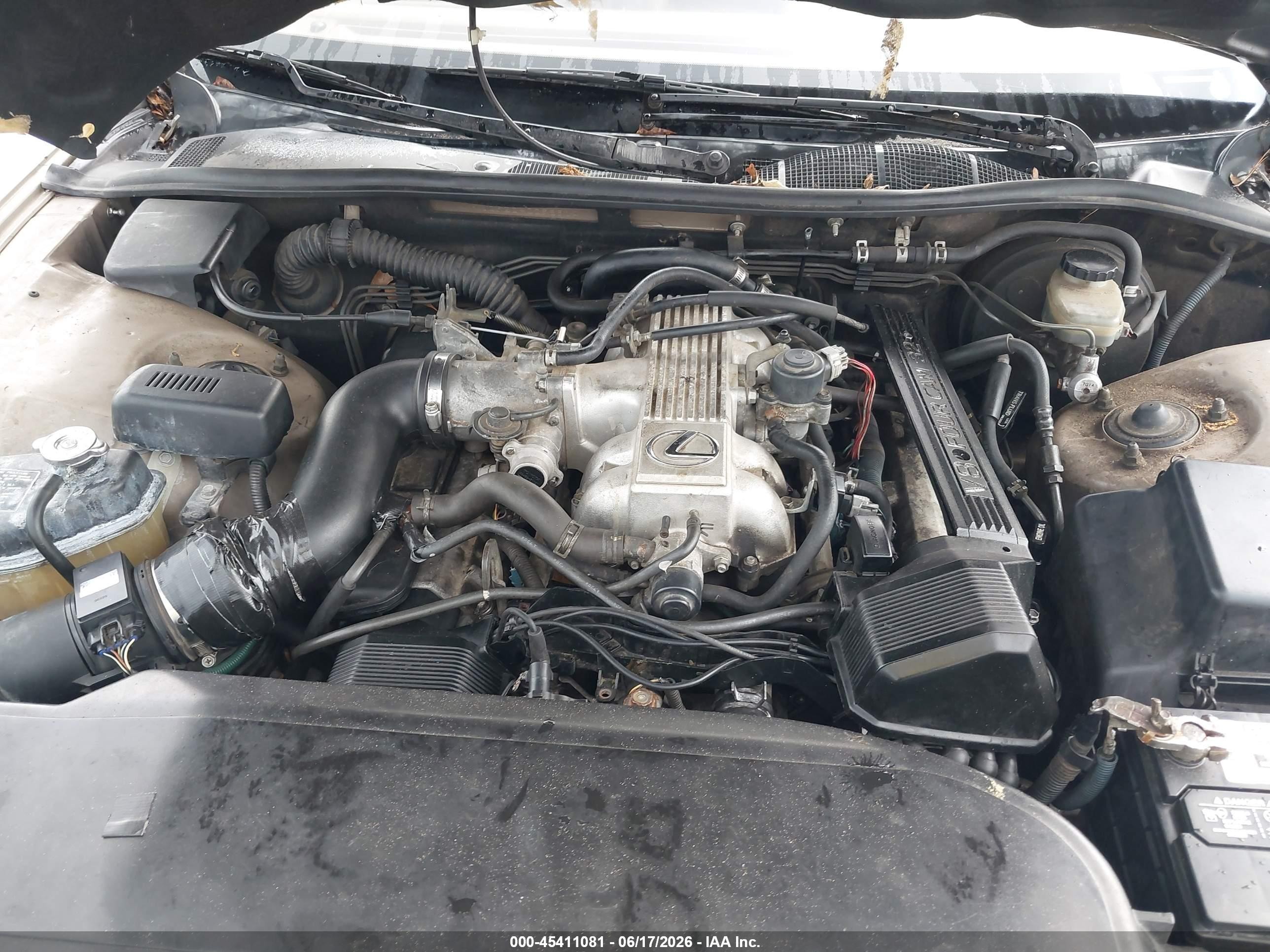 1997 Lexus Ls 400   Золотой vin: JT8BH28F2V0098914