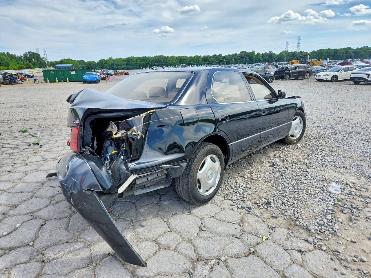 1998 Lexus Ls 400 Black vin: JT8BH28F2W0116605