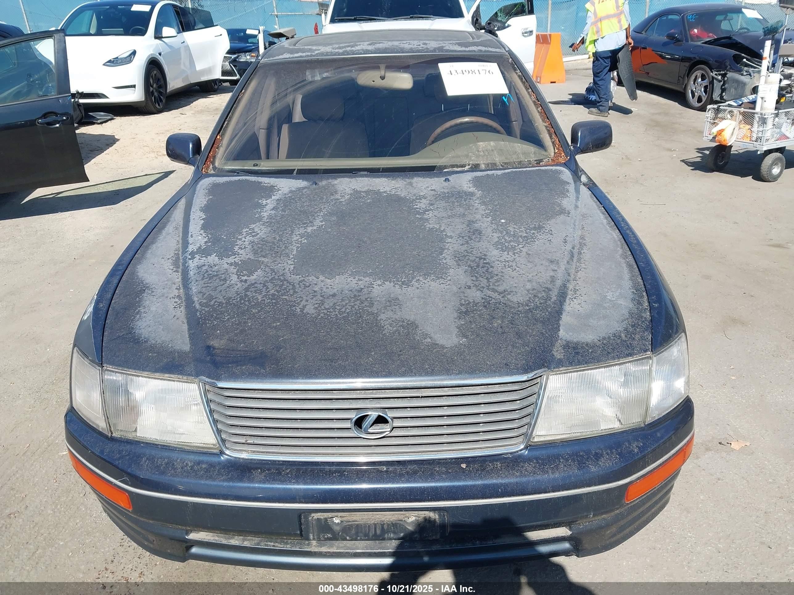 1997 Lexus Ls 400   Dark Blue vin: JT8BH28F3V0069664