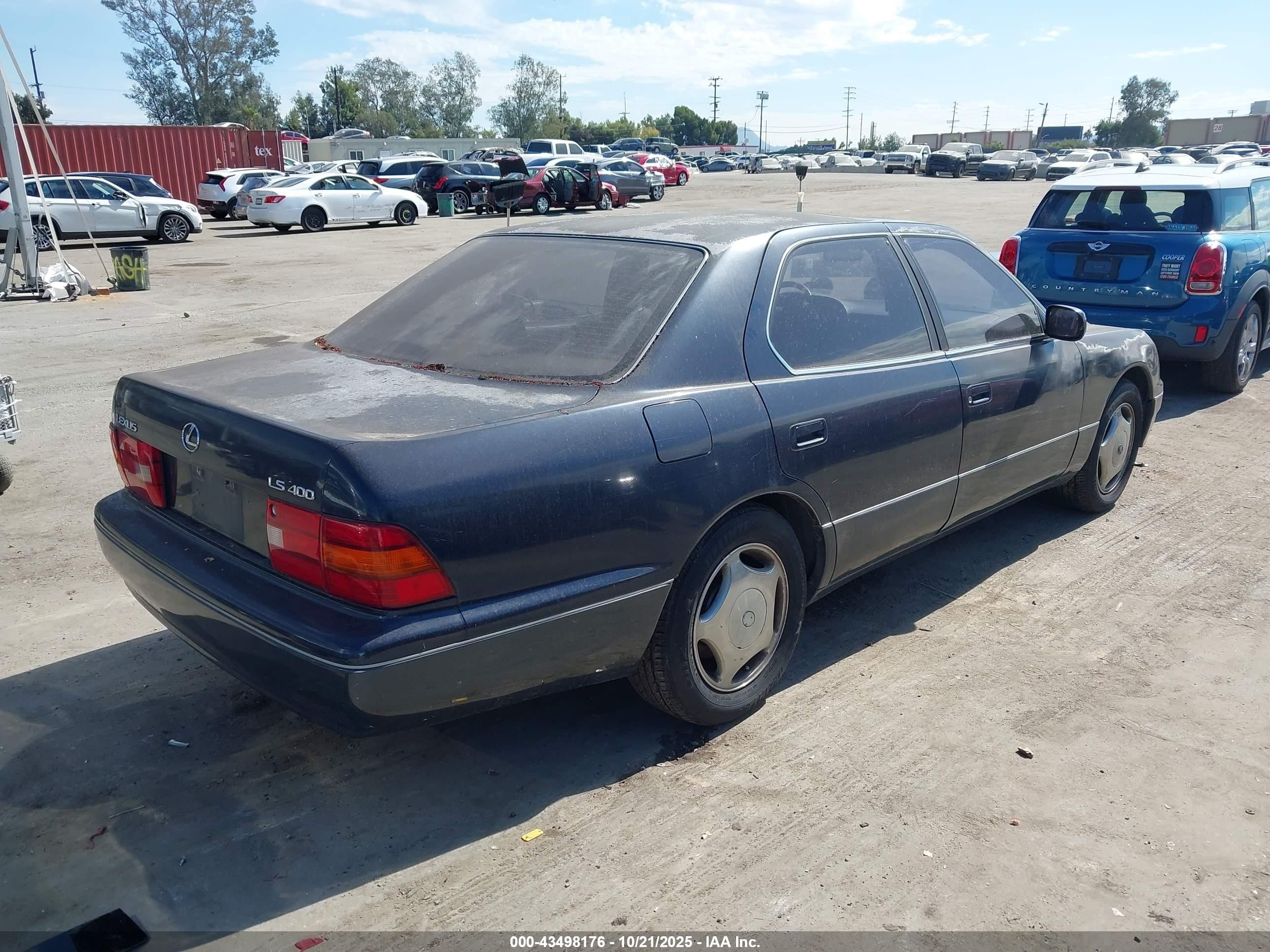 1997 Lexus Ls 400   Dark Blue vin: JT8BH28F3V0069664