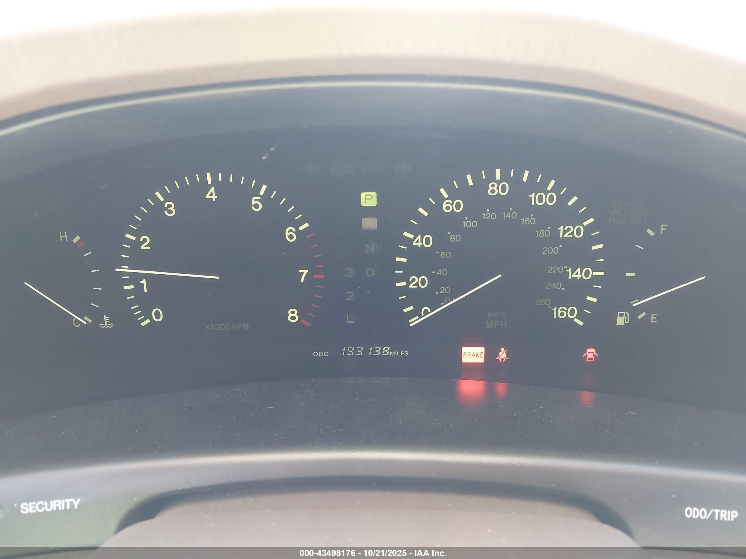 1997 Lexus Ls 400   Dark Blue vin: JT8BH28F3V0069664