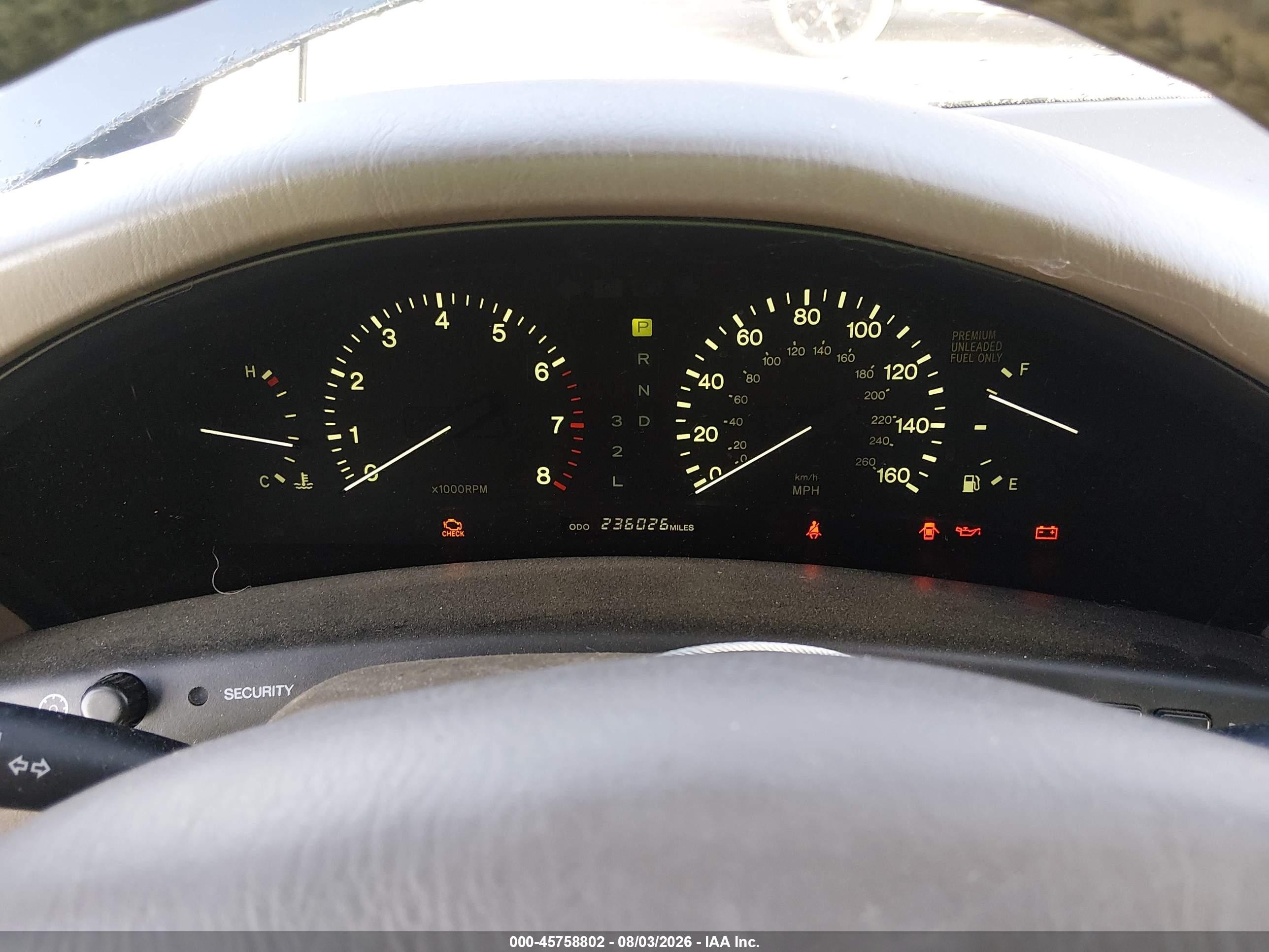 1997 Lexus Ls 400   Black vin: JT8BH28F3V0081894