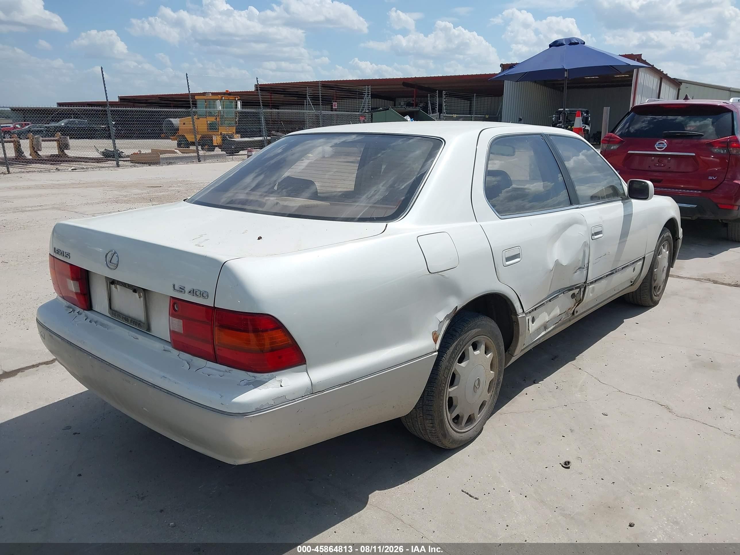 1997 Lexus Ls 400 White vin: JT8BH28F3V0082494