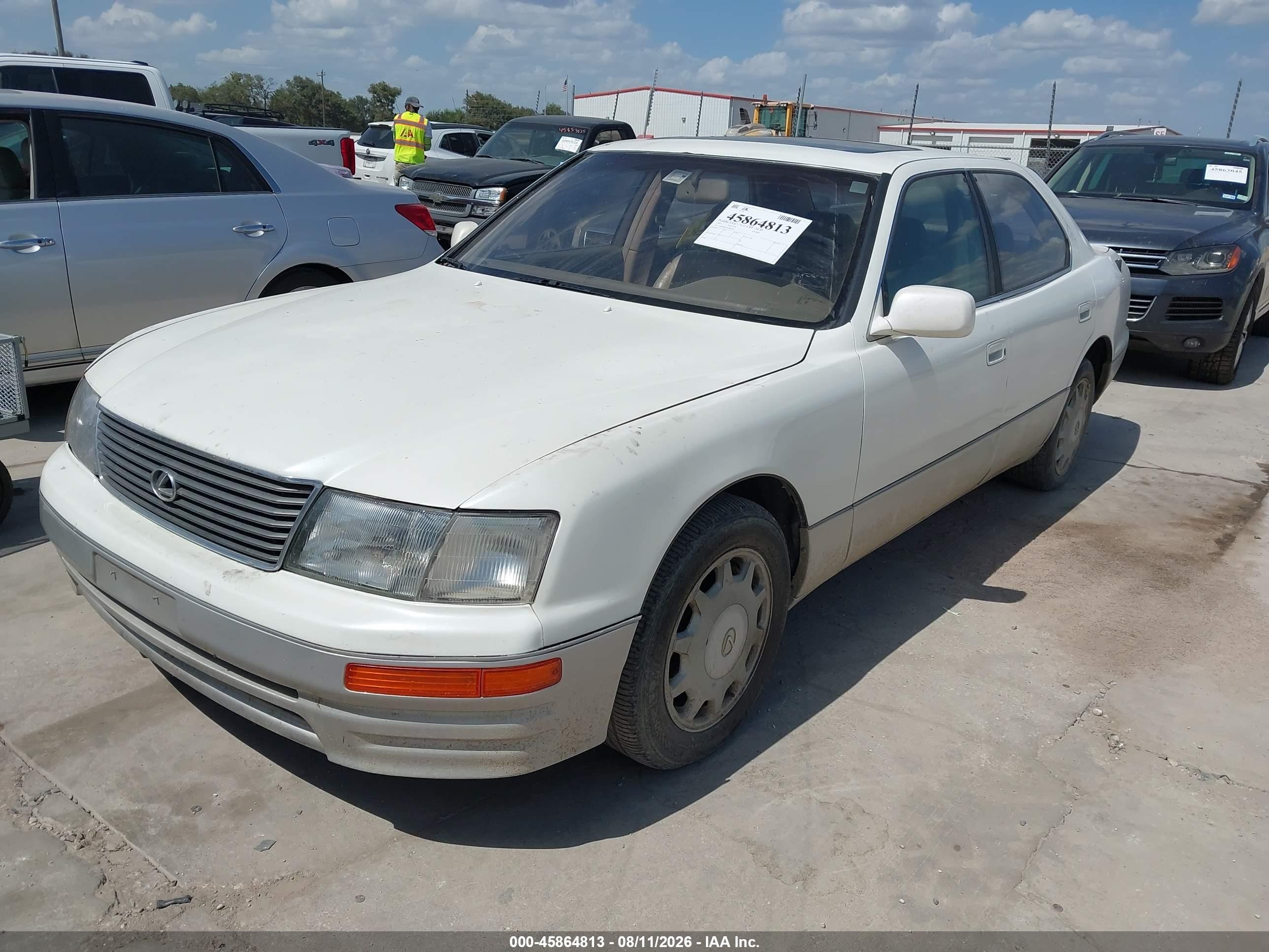 1997 Lexus Ls 400 White vin: JT8BH28F3V0082494