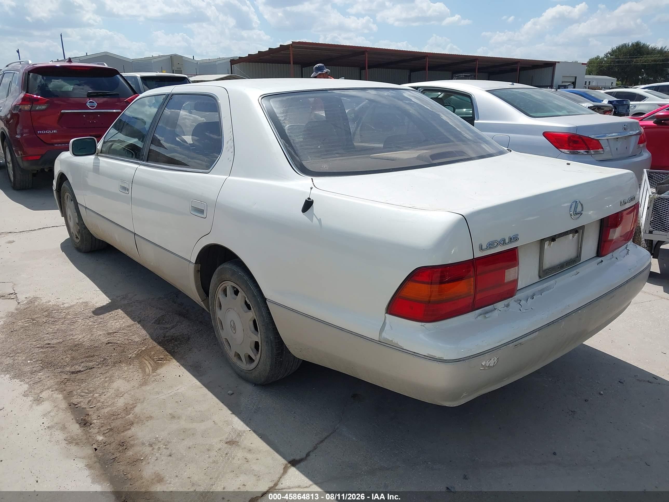 1997 Lexus Ls 400 White vin: JT8BH28F3V0082494