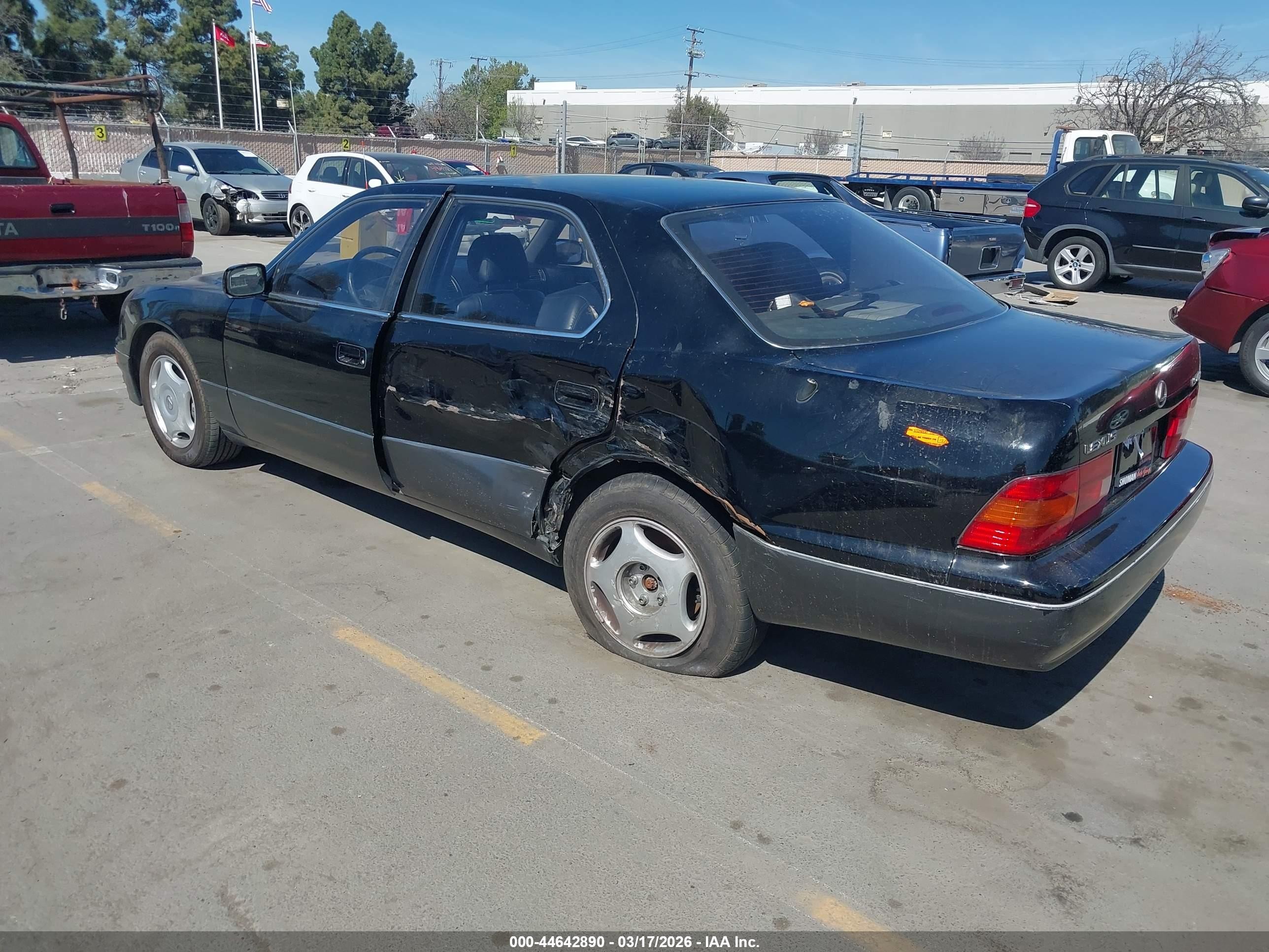 1997 Lexus Ls 400   Черный vin: JT8BH28F3V0090885
