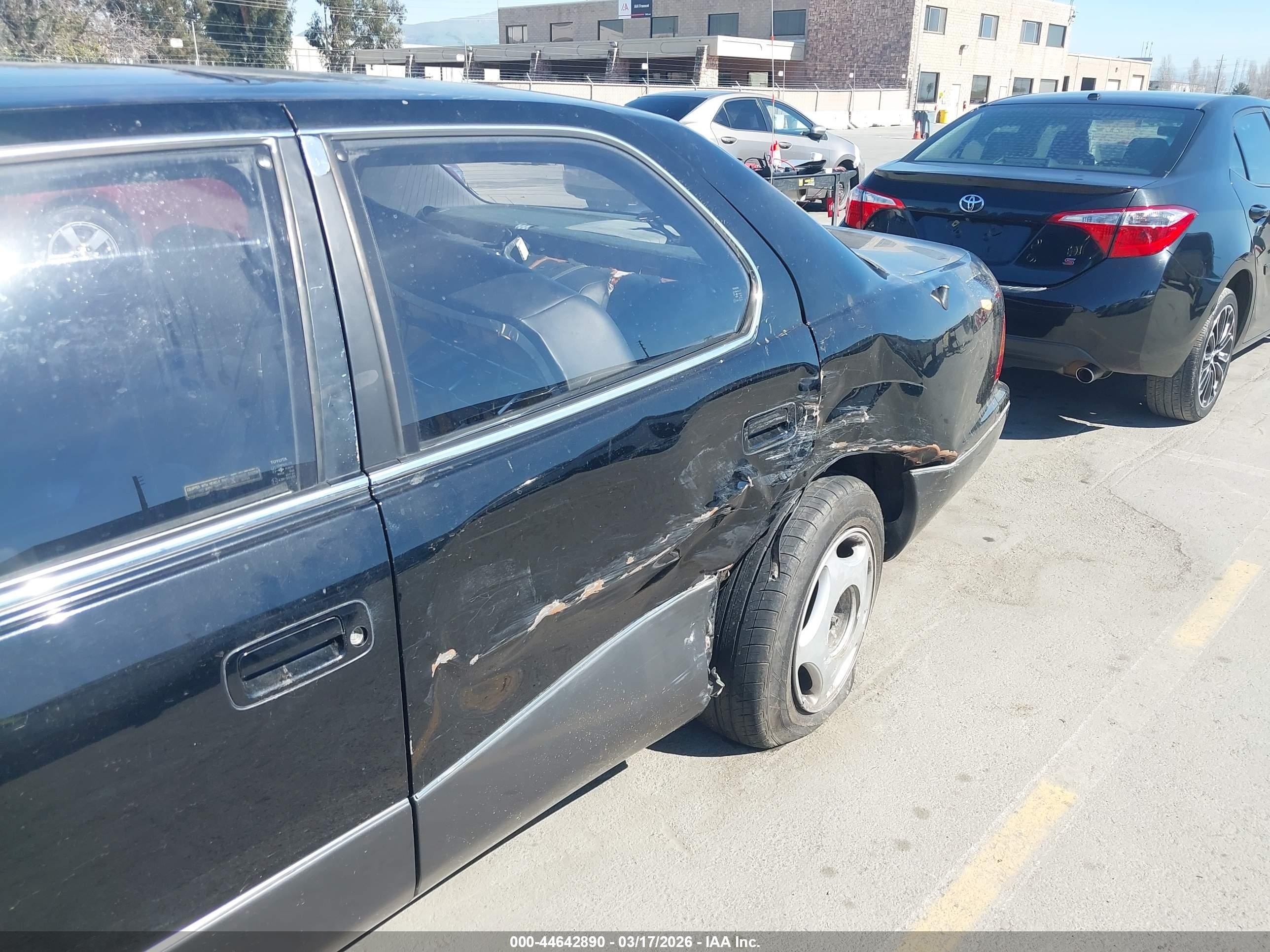 1997 Lexus Ls 400   Черный vin: JT8BH28F3V0090885