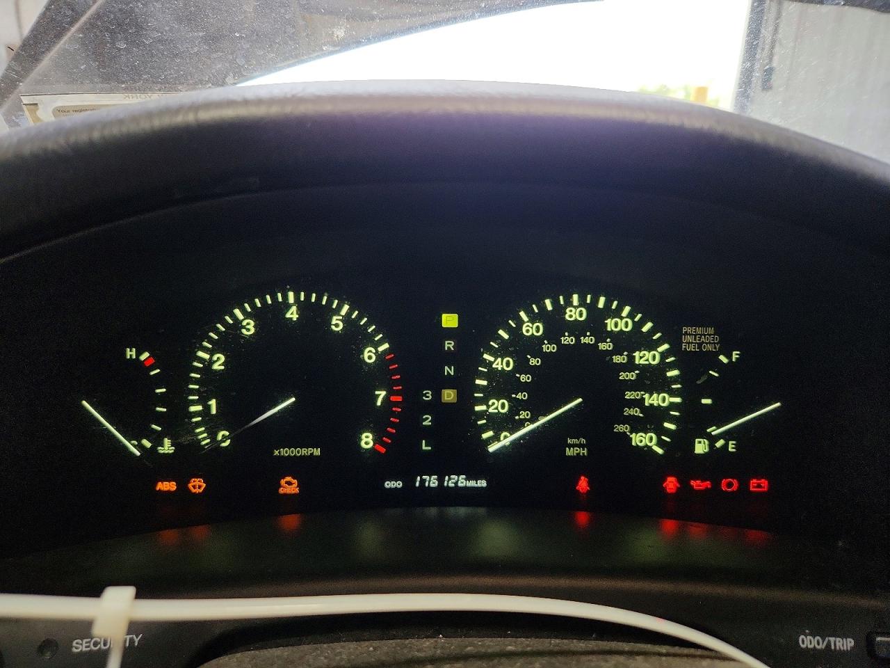 1997 Lexus Ls 400 Black vin: JT8BH28F3V0097691