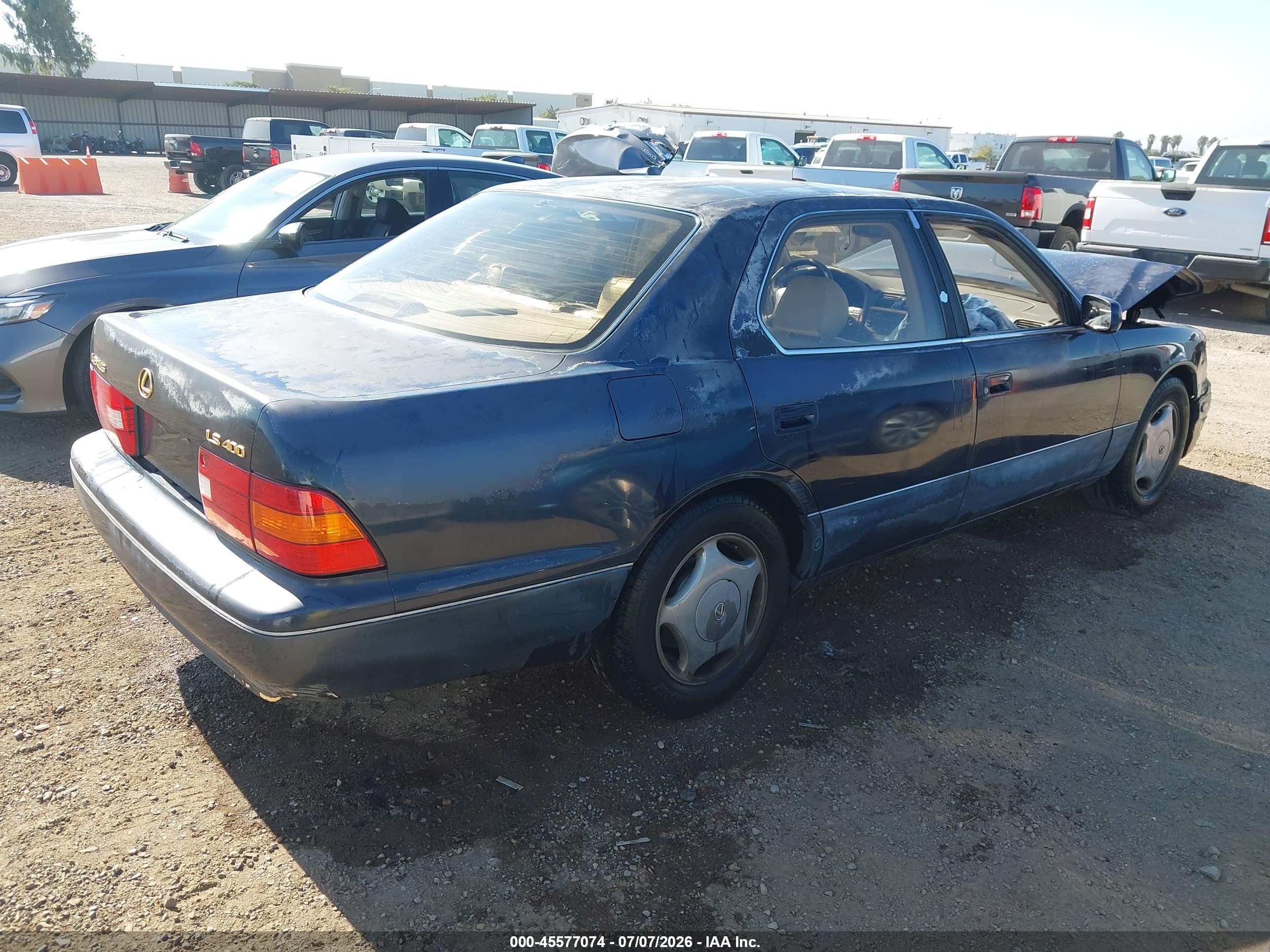 1998 Lexus Ls 400   Blue vin: JT8BH28F3W0099619