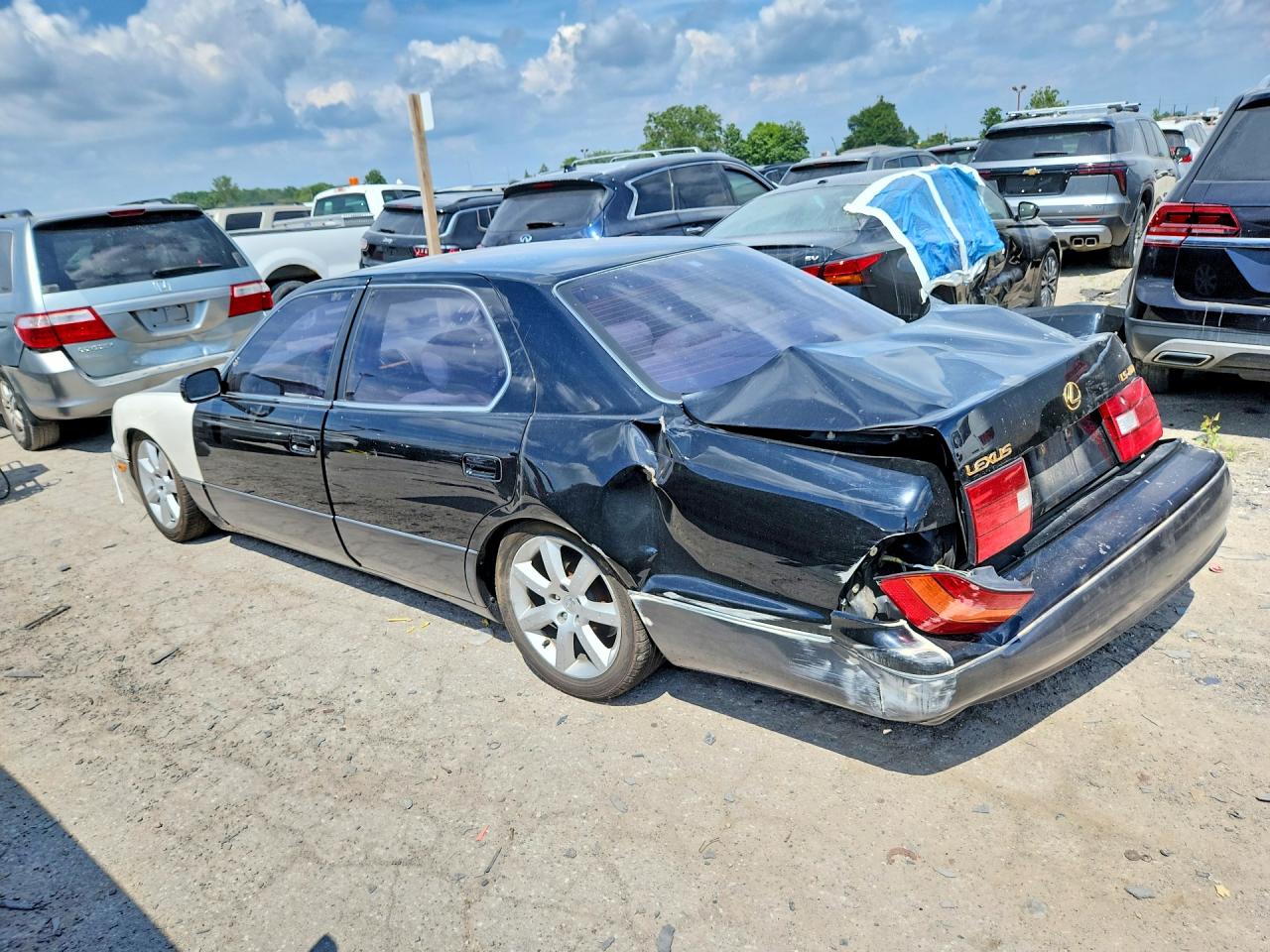 1998 Lexus Ls 400 Black vin: JT8BH28F3W0129945