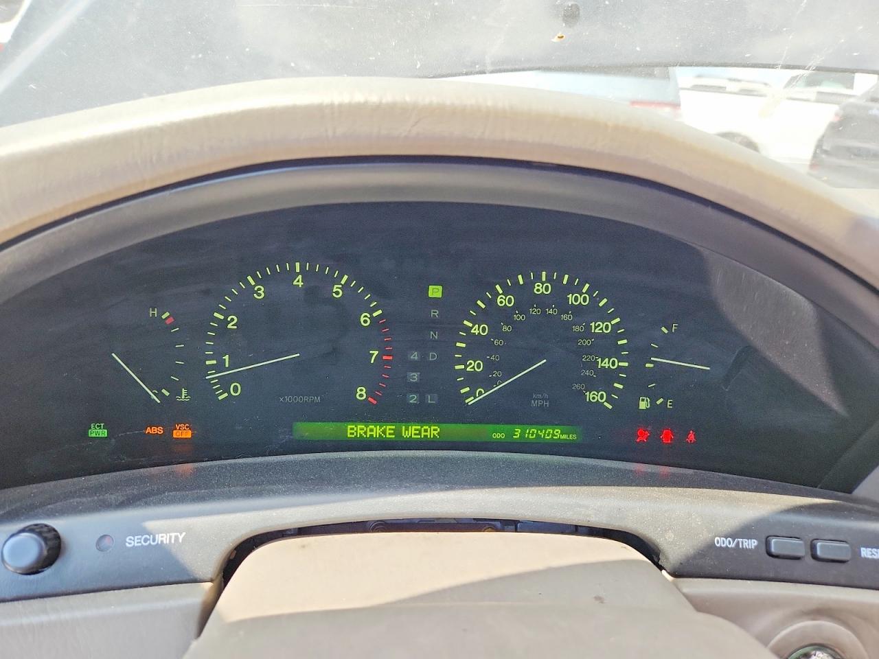 1998 Lexus Ls 400 Black vin: JT8BH28F3W0129945