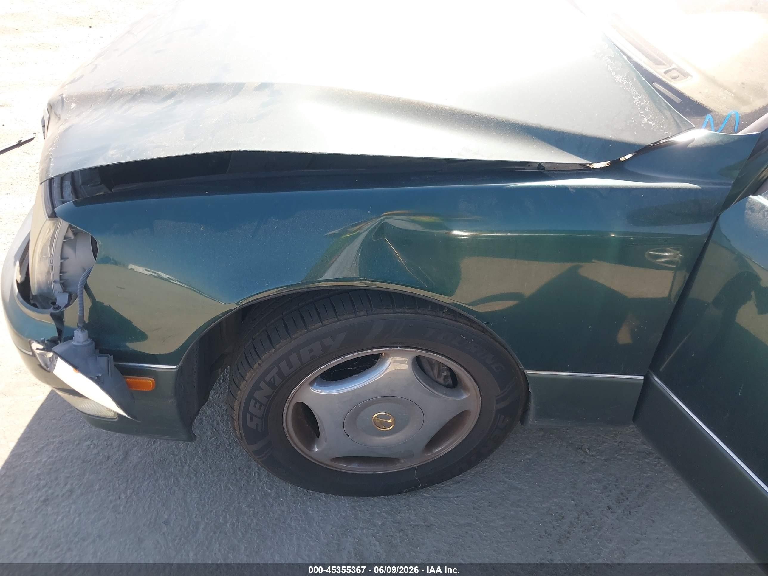1999 Lexus Ls 400   Green vin: JT8BH28F3X0149971