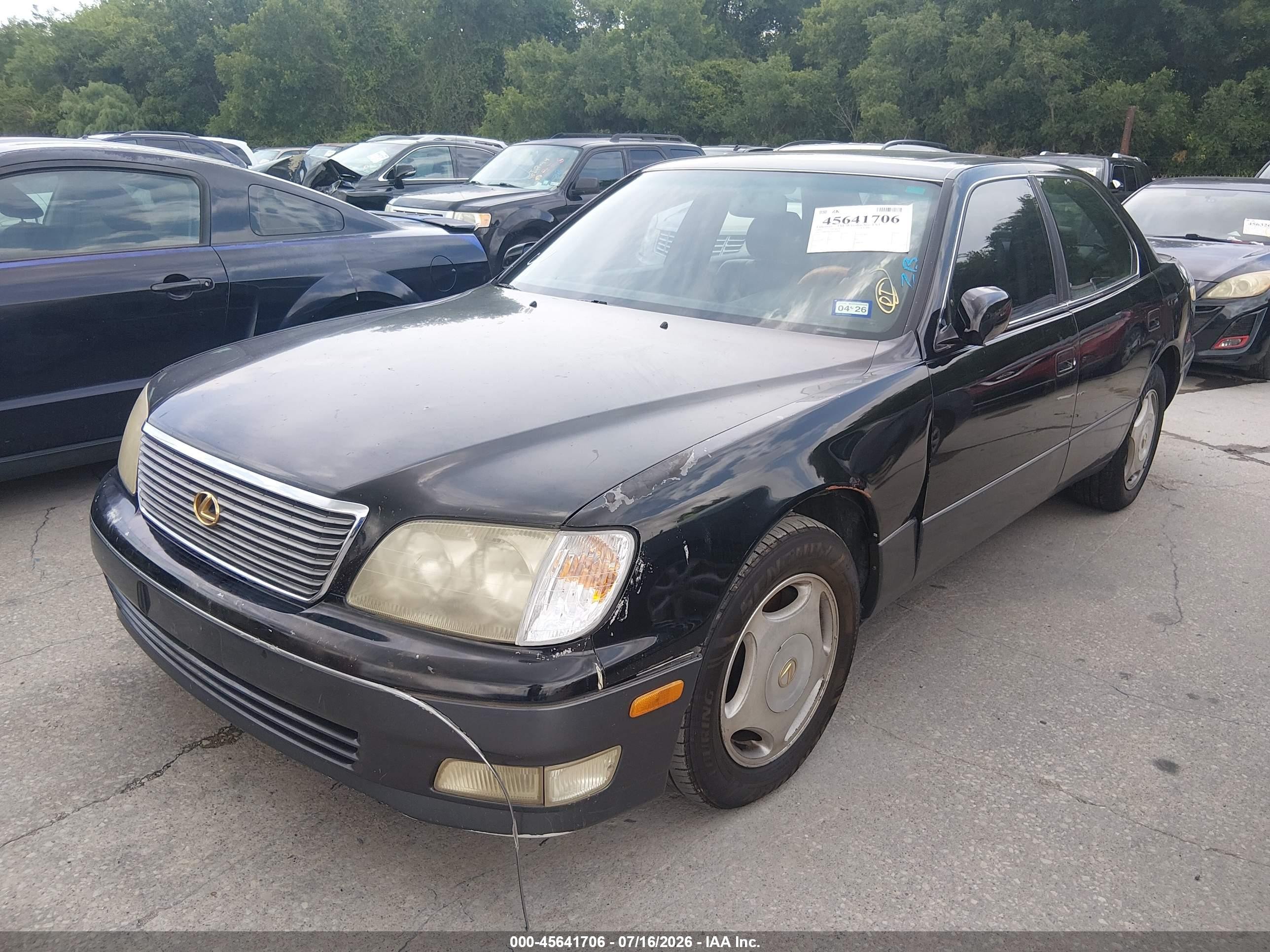 1999 Lexus Ls 400   Black vin: JT8BH28F3X0164664