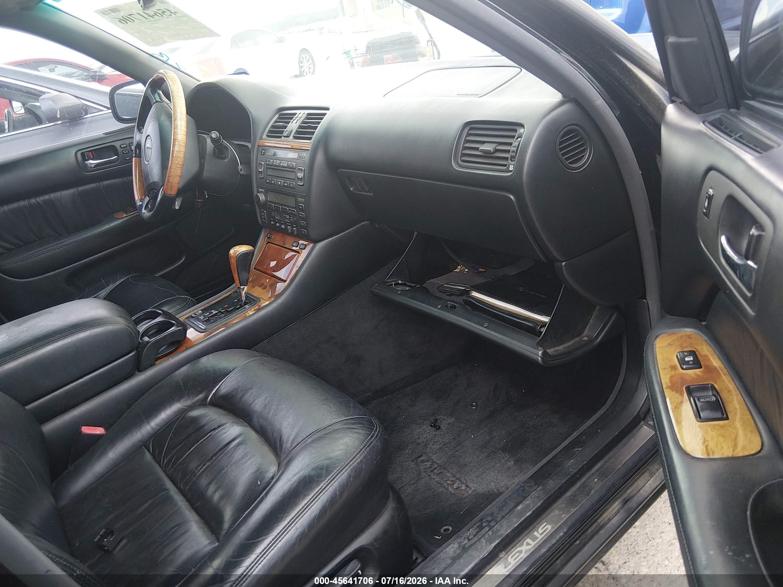 1999 Lexus Ls 400   Black vin: JT8BH28F3X0164664