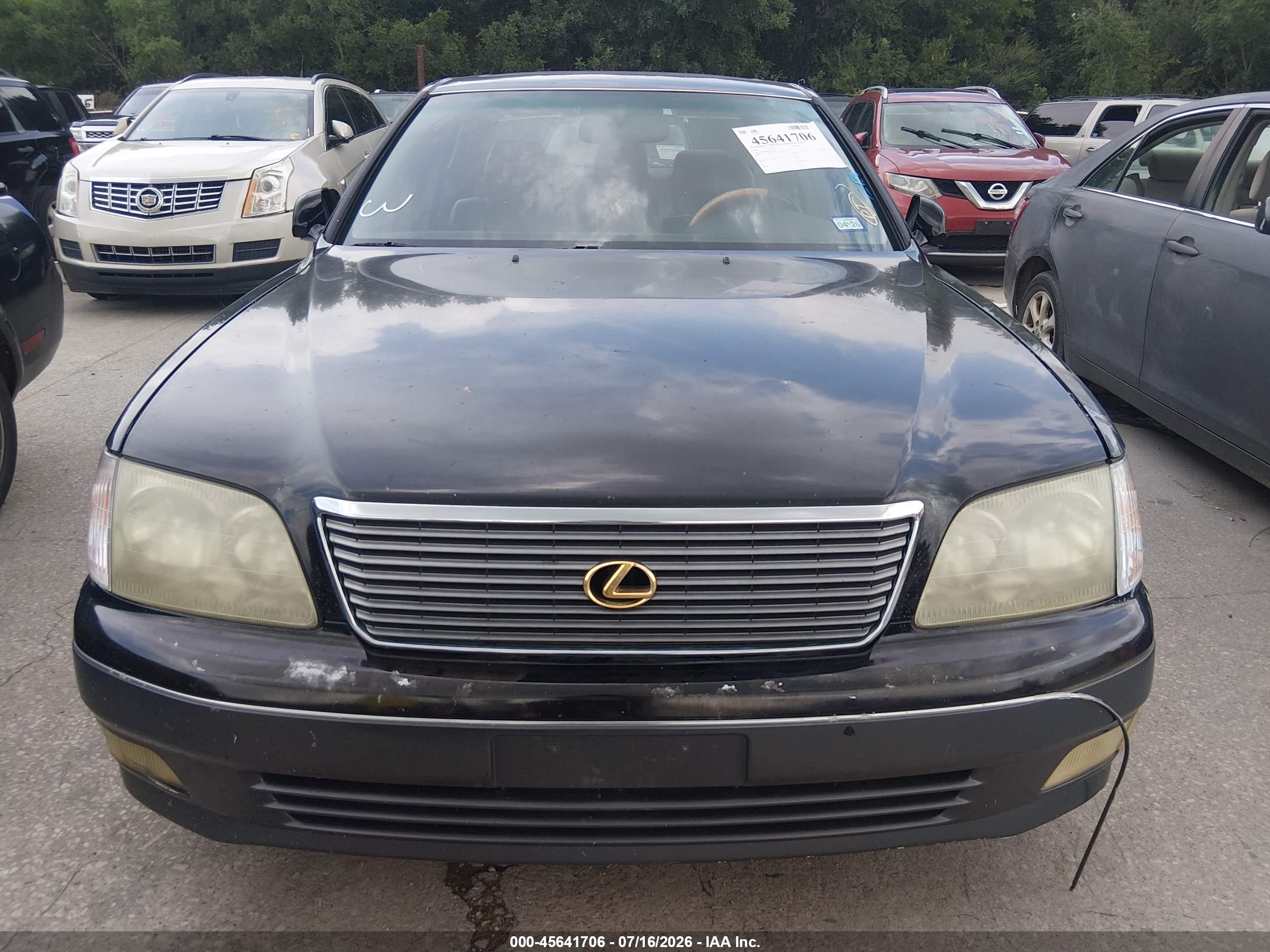1999 Lexus Ls 400   Black vin: JT8BH28F3X0164664