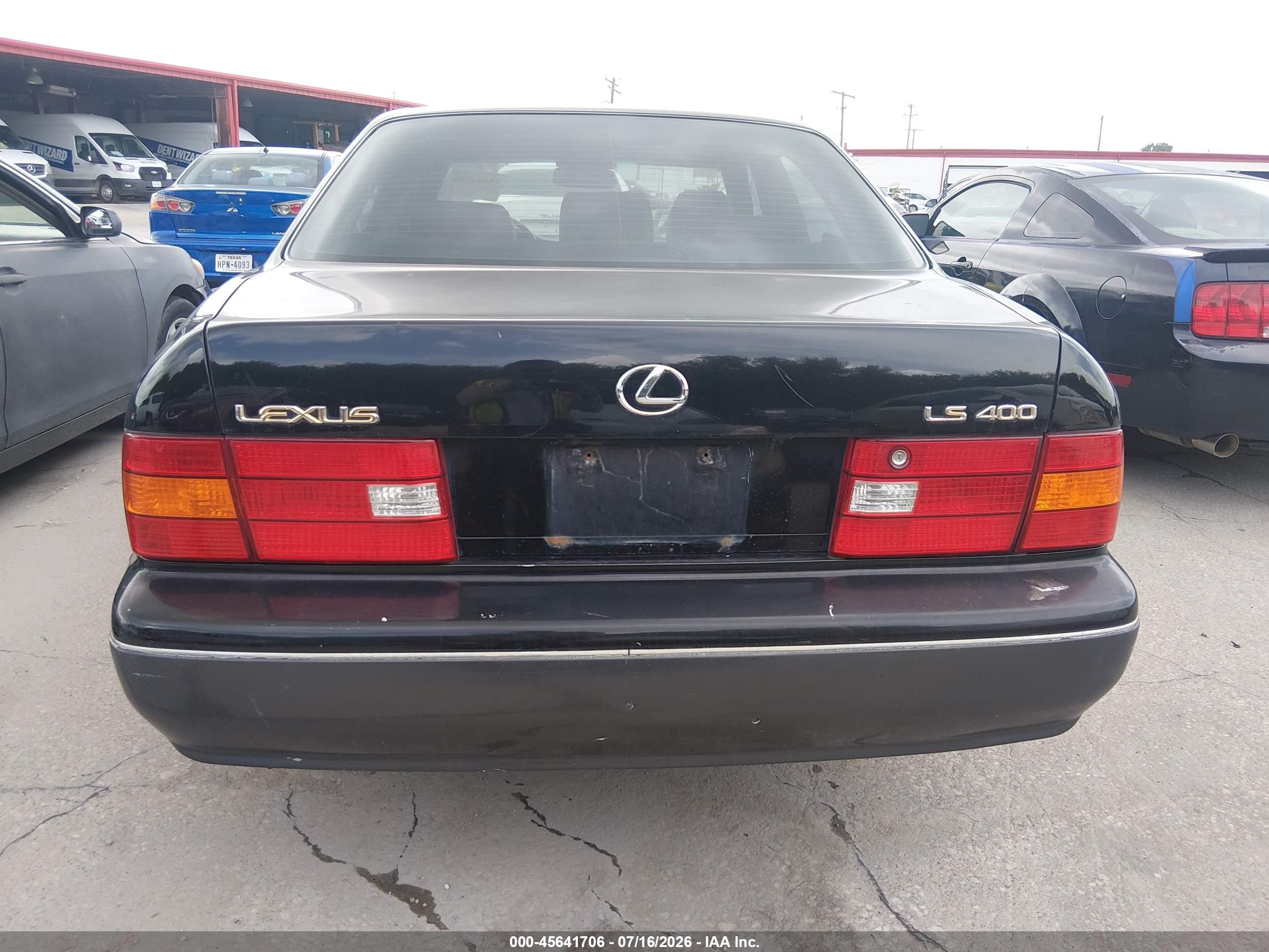 1999 Lexus Ls 400   Black vin: JT8BH28F3X0164664