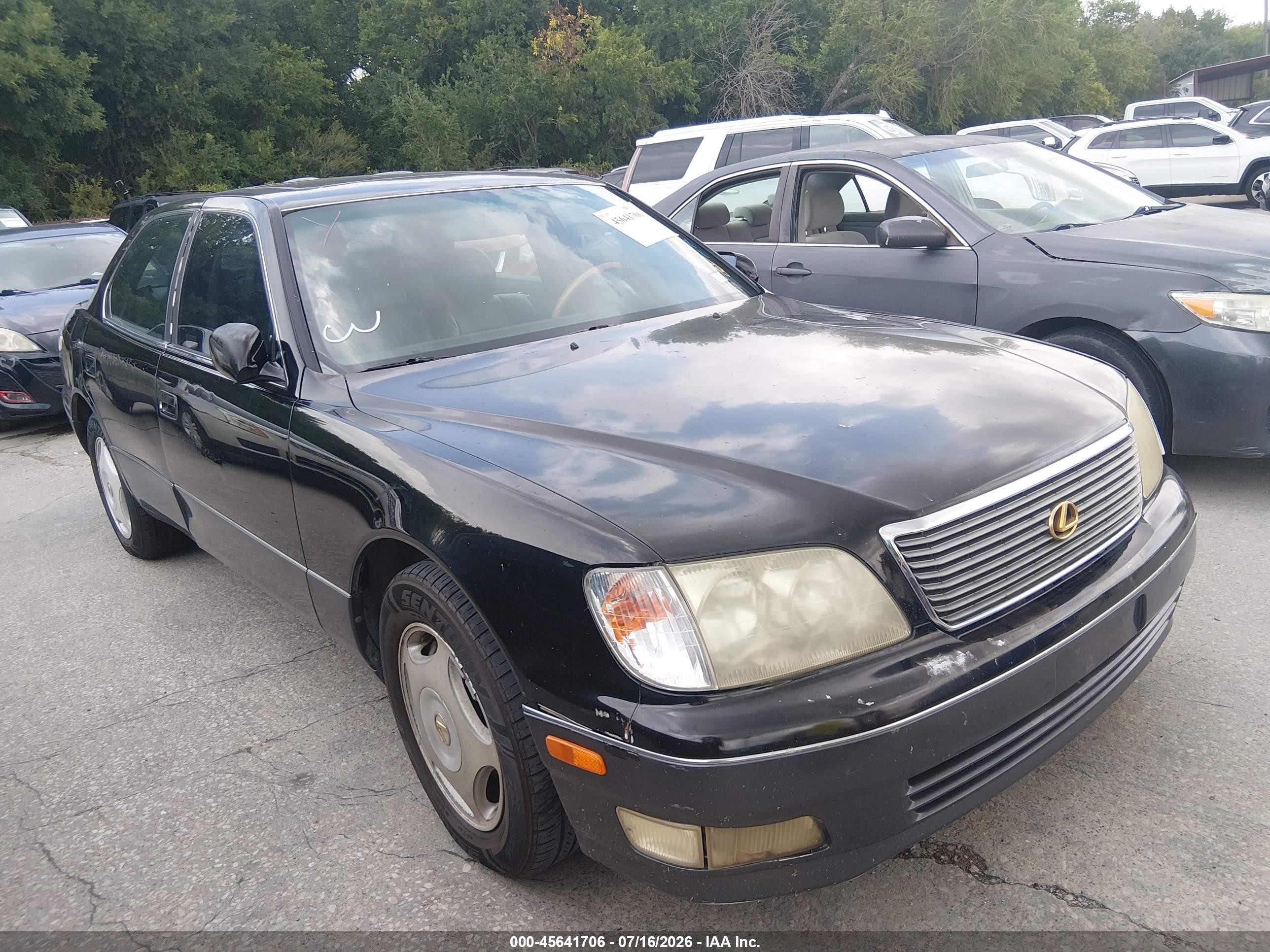 1999 Lexus Ls 400   Black vin: JT8BH28F3X0164664